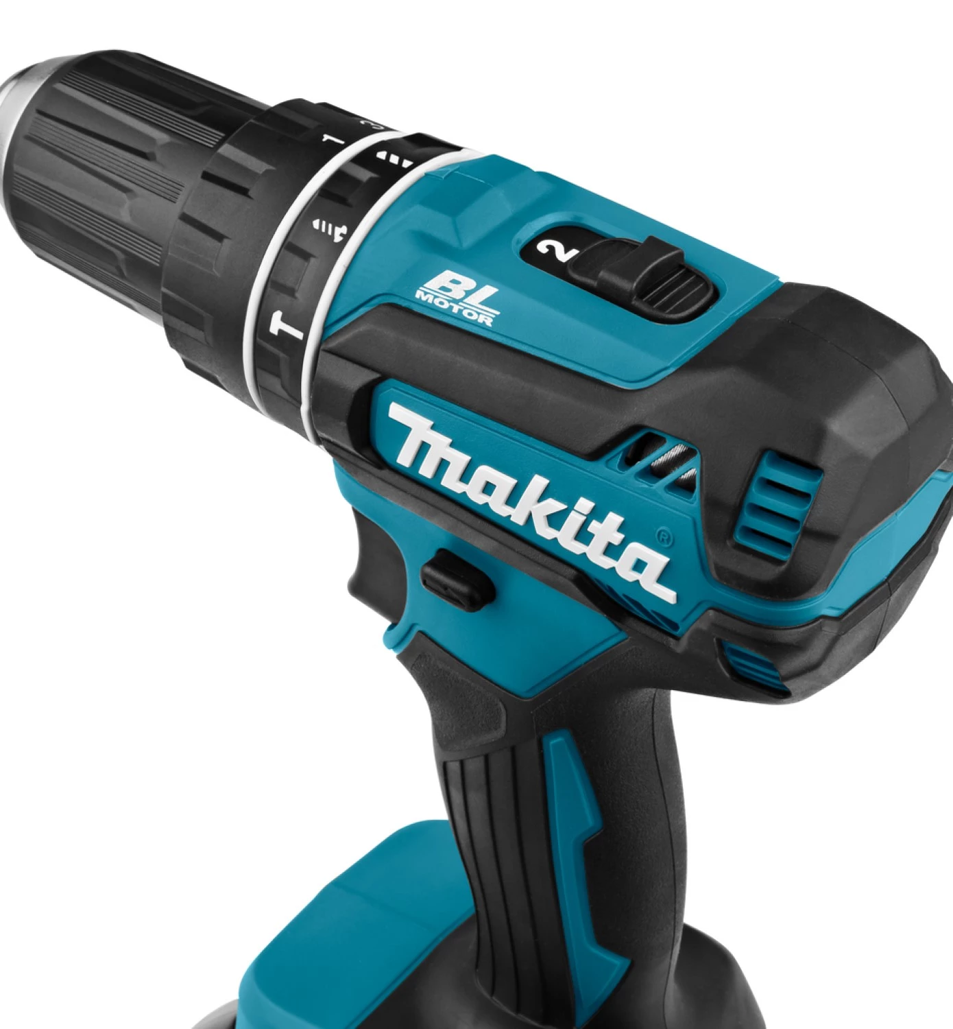 Makita DHP485RFJ - Set de Perceuse visseuse à percussion 18 V Li-Ion 5 Ah (2 batterie x 3.0Ah ) dans MAKPAC - Moteur BL-image