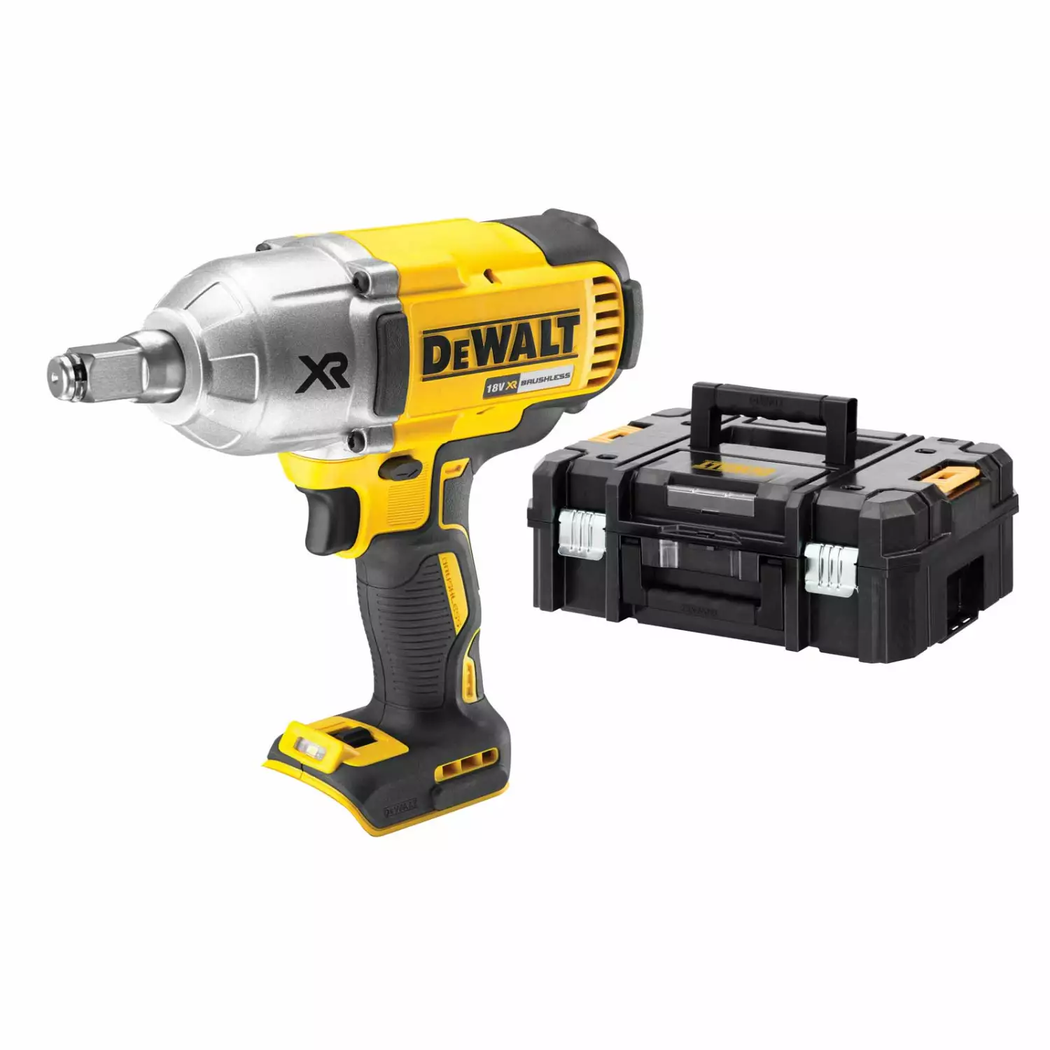 DeWALT DCF899HNT - Clé à choc sans fil Li-Ion 18V (machine seule) dans malette TSTAK - 950 Nm - 1/2" - moteur brushless-image