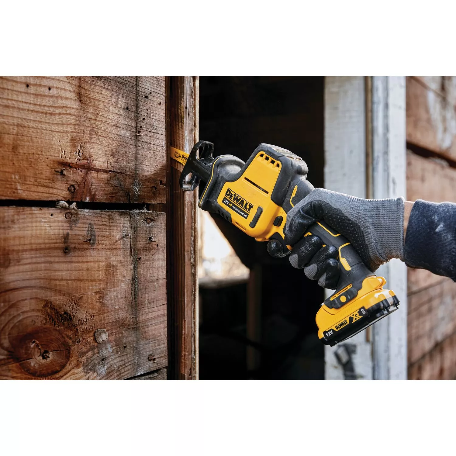 DeWALT DCS312NT-XJ 12V Li-ion XR accu compacte reciprozaag body in TSTAK - koolborstelloos-image