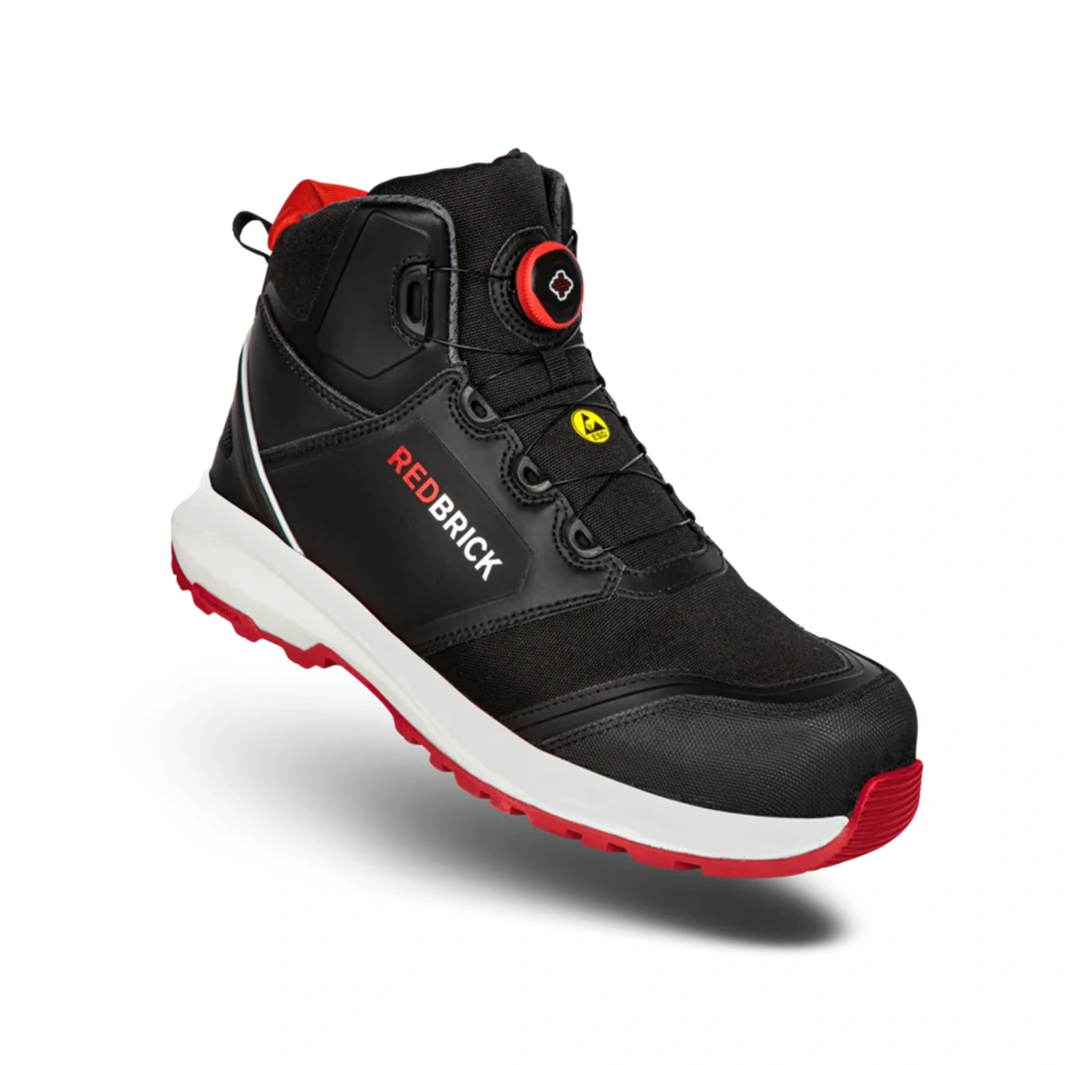 Redbrick Pulse Speed Lace Werkschoen - Zwart - Hoog - Maat 44