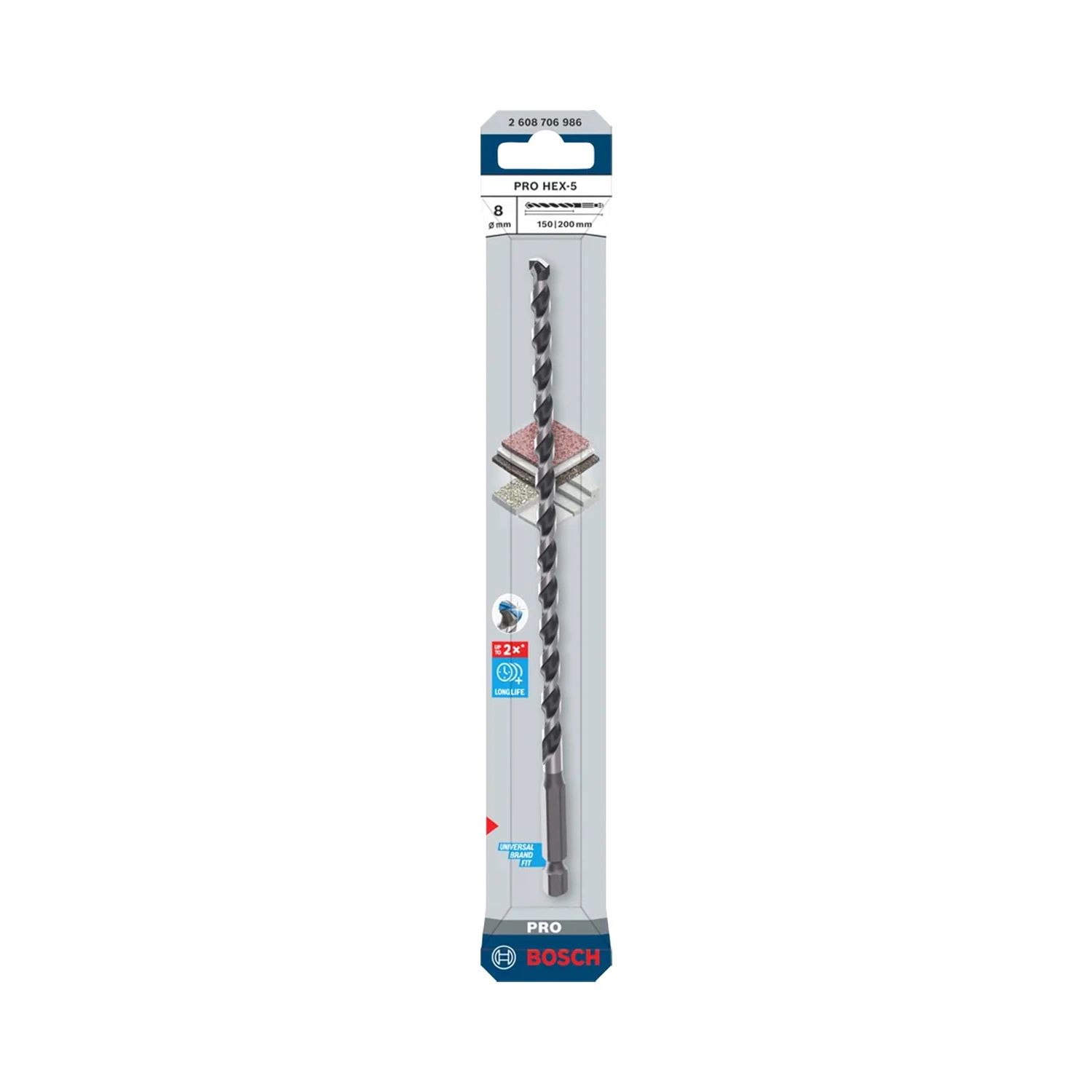 Bosch PRO 2608706986 HEX-5 Betonboor - 8x150x200mm
