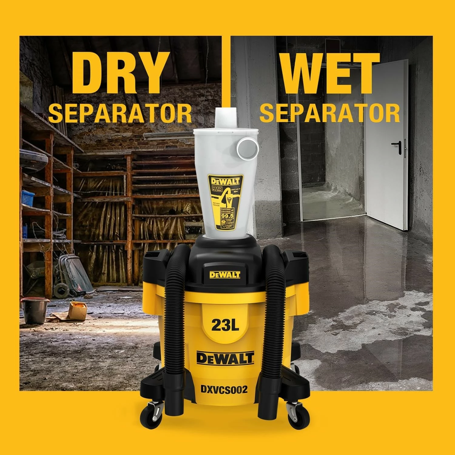 DeWALT DXVCS002 Pré-séparateur - 23L-image