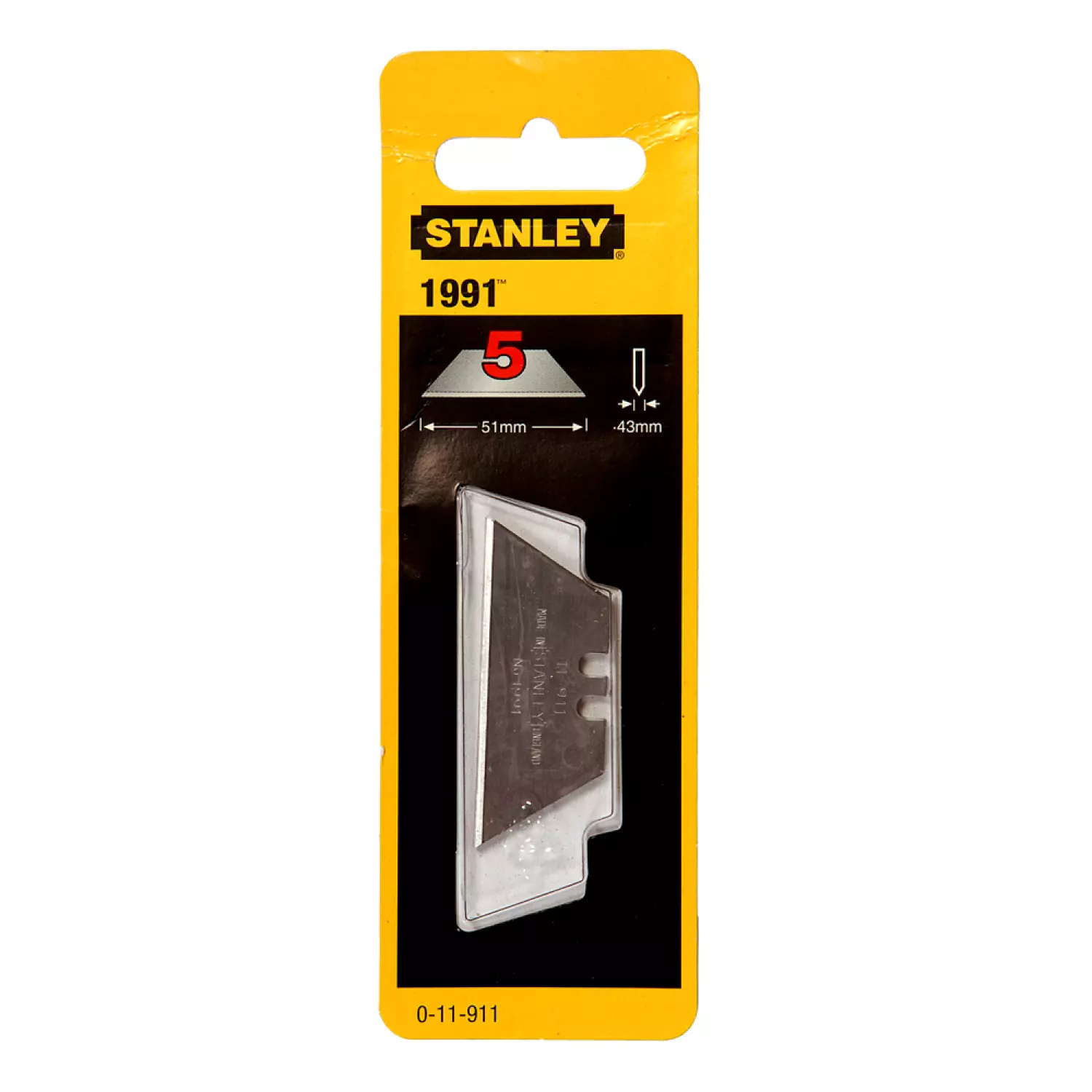 Stanley 0-11-911 Reserve mesjes - 50 x 0,43 x 19mm (5st)-image