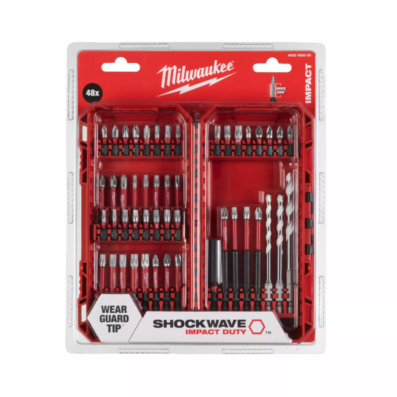 Milwaukee 4932492005 48-delige Shockwave Impact Duty CD D/Drive bitset-image