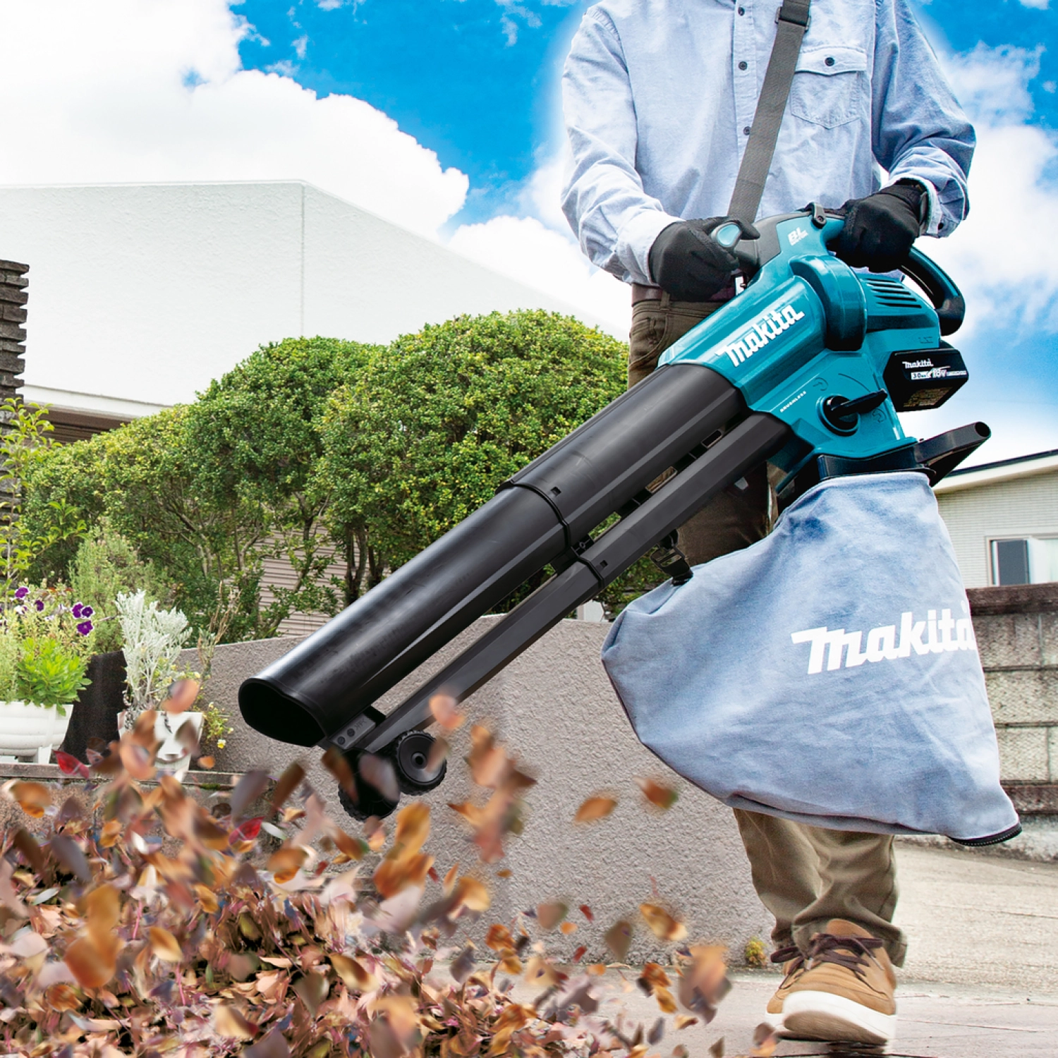 Makita DUB187T001 LXT 18V Li-Ion accu bladblazer set (1 x 5,0Ah accu) - 216km/h-image