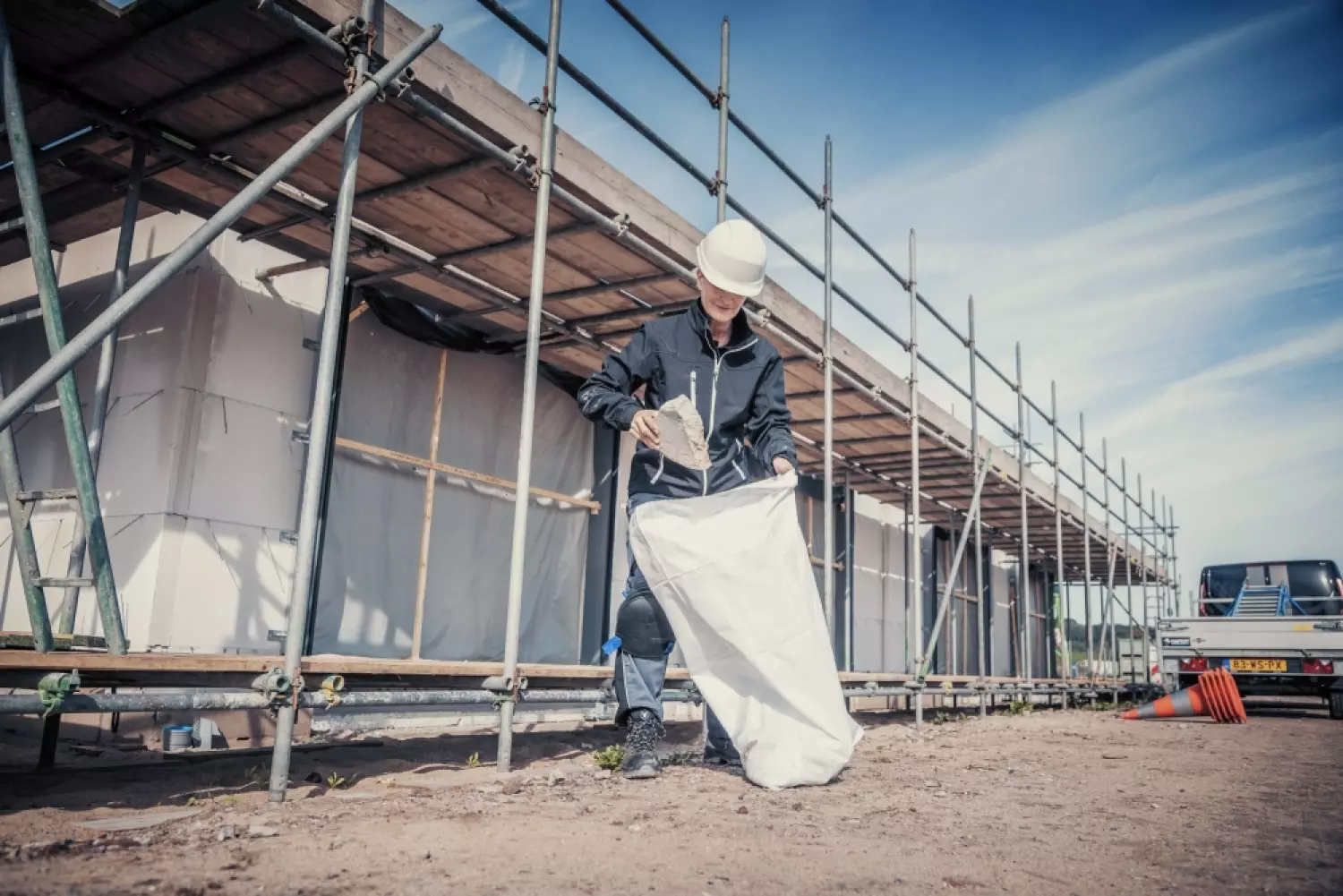 Konvox VPML1400-2534 Sacs à débris tissés - 65 x 100cm - 10 pièces-image