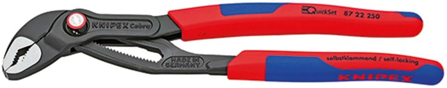 Knipex 87 22 250 - Cobra® QuickSet Pince multiprise de pointe-image