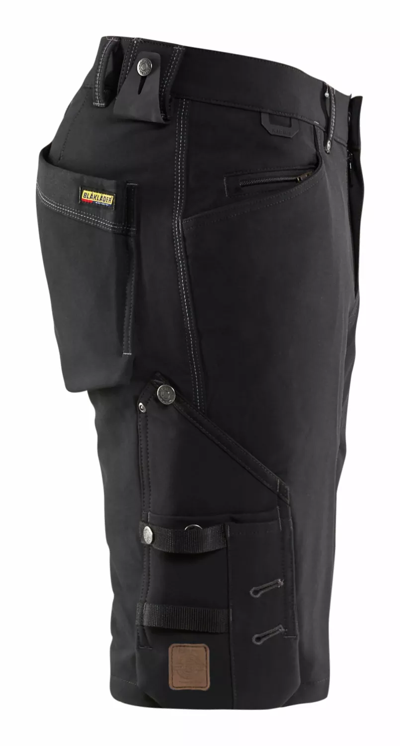 Blåkläder Short X1900 artisan stretch 4D sans poche flottante - C48 - Noir-image