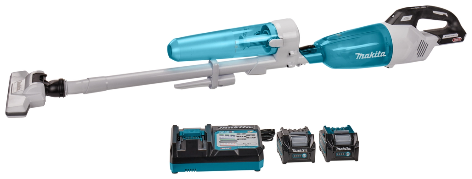 Makita CL001GA224 XGT 40V Max Li-Ion accu steelstofzuiger set (2x 2,0Ah) - 1200l/min - koolborstelloos-image