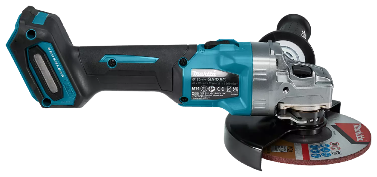 Makita GA035GZ Meuleuse d'angle sans-fil - XGT 40V max Li-ion - 150 mm - Machine seule-image