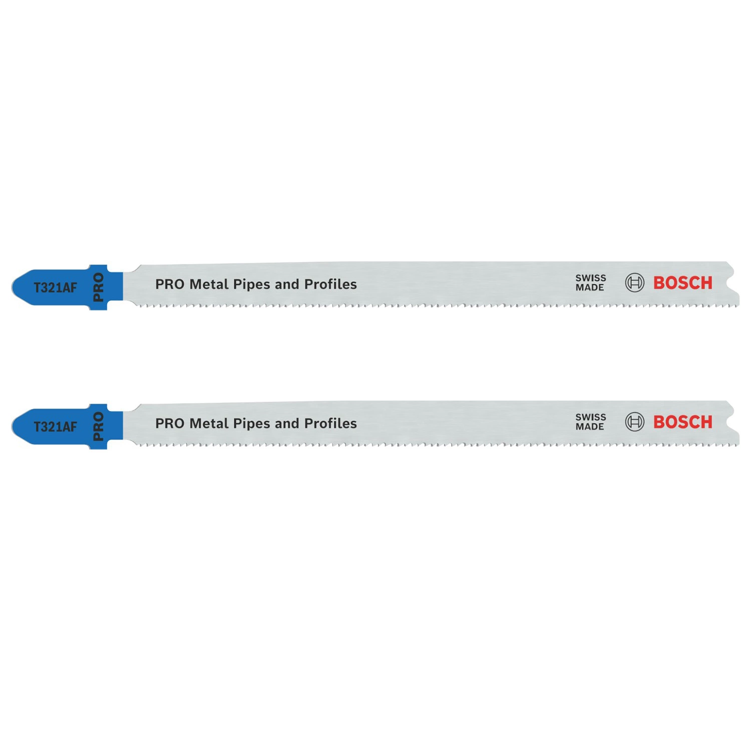Bosch 2608655097 PRO T321AF Lame de scie sauteuse Tubes et profilés - métal (2 pcs)-image