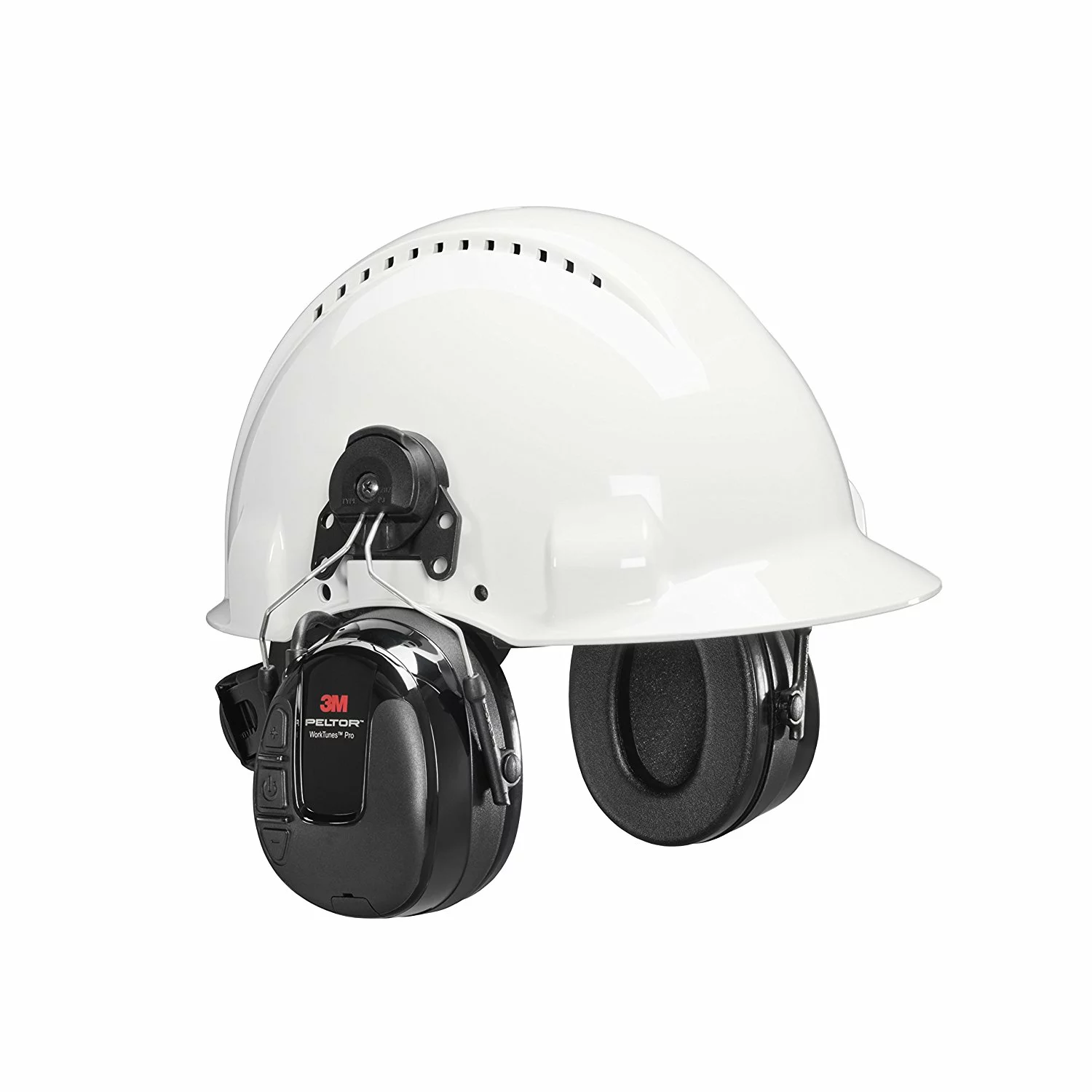 3M Peltor HRXS221P3E-01 Workstyle Radio - Protection auditive avec fixation casque et entrée audio 3.5mm-image