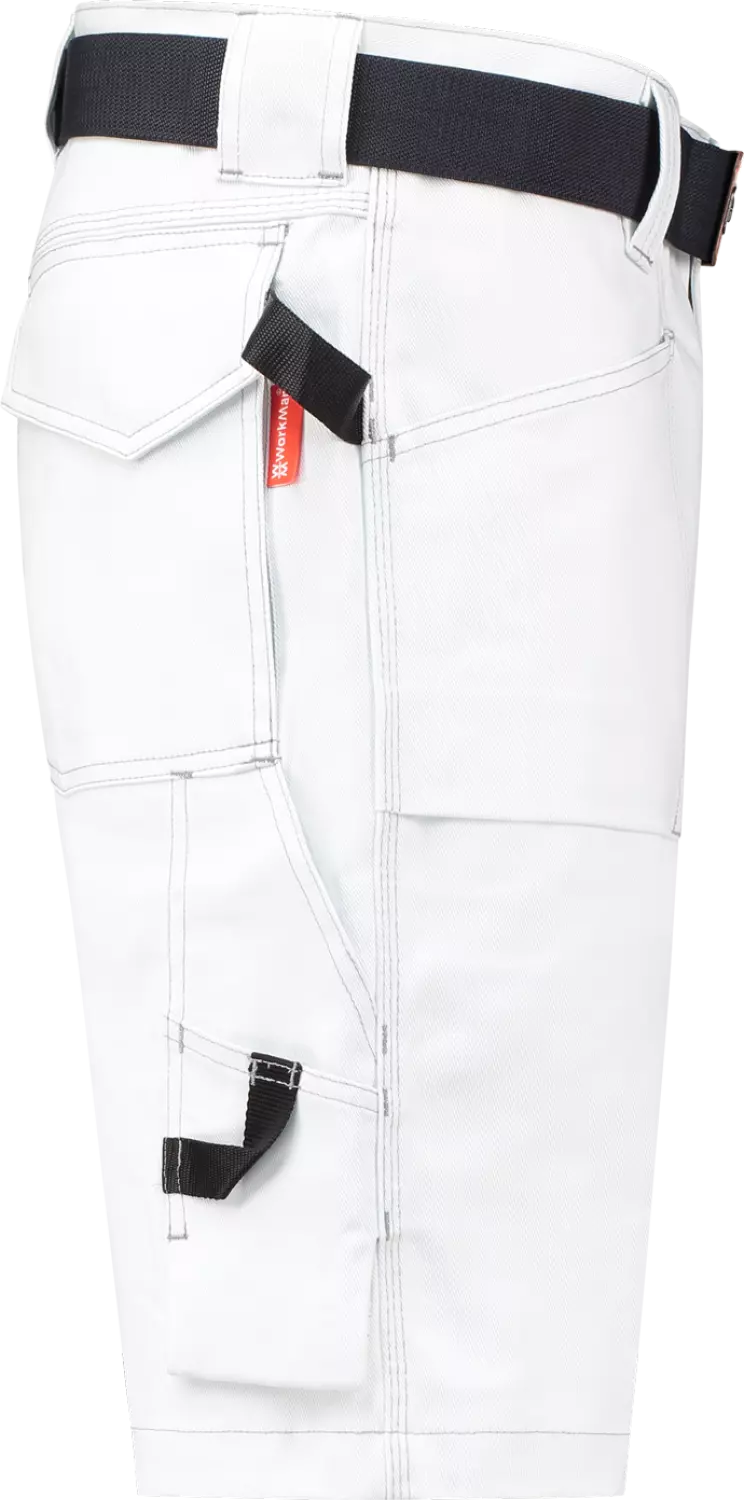 Workman 2003 D-Sign Bermuda Pantalon de travail - Blanc - Taille 48 (33/32)-image