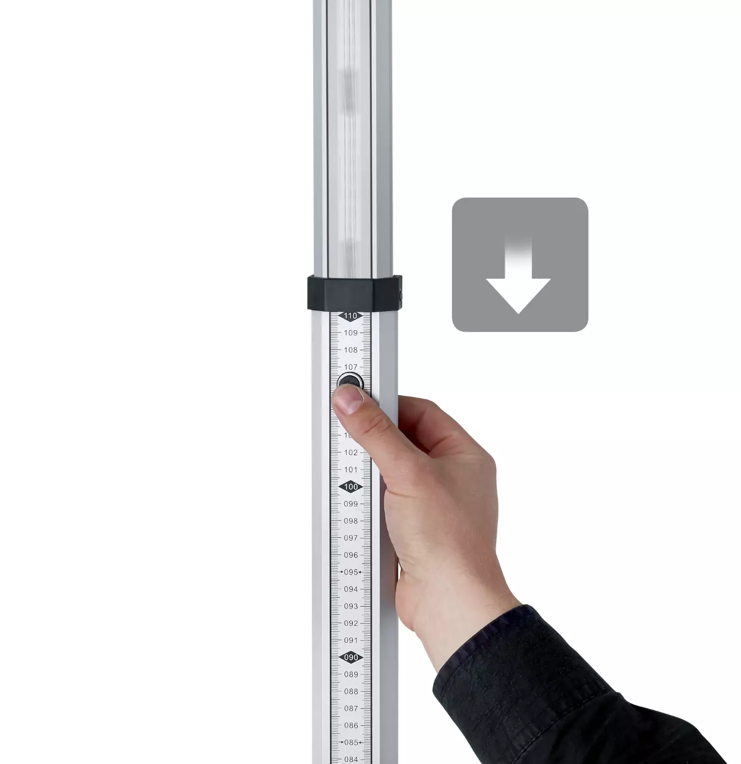 Laserliner Cubus 210 S Roterende laser set incl. statief, ontvanger en meetlat in koffer - Rood - 200 m - IP66-image
