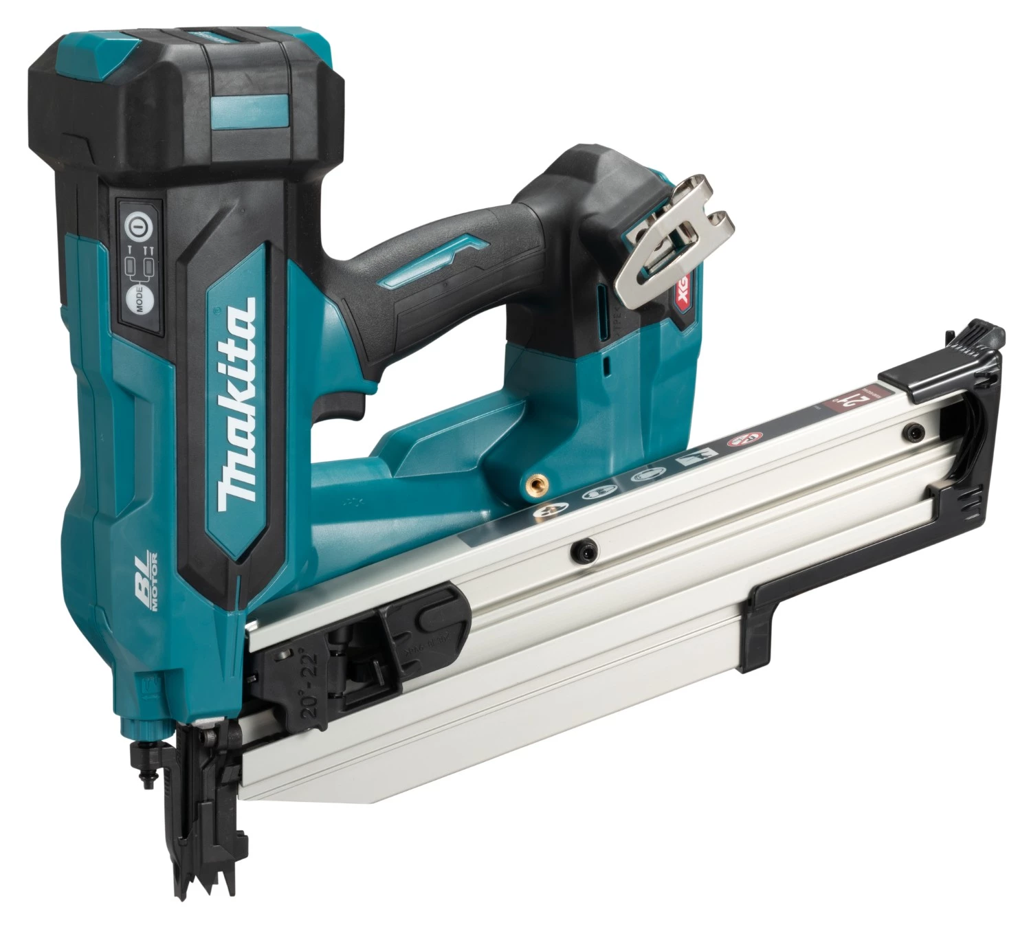 Makita BN002GZ XGT 40 V Max Li-ion Batterie agrafeuse de chantier corps dans un coffret - tête ronde-image