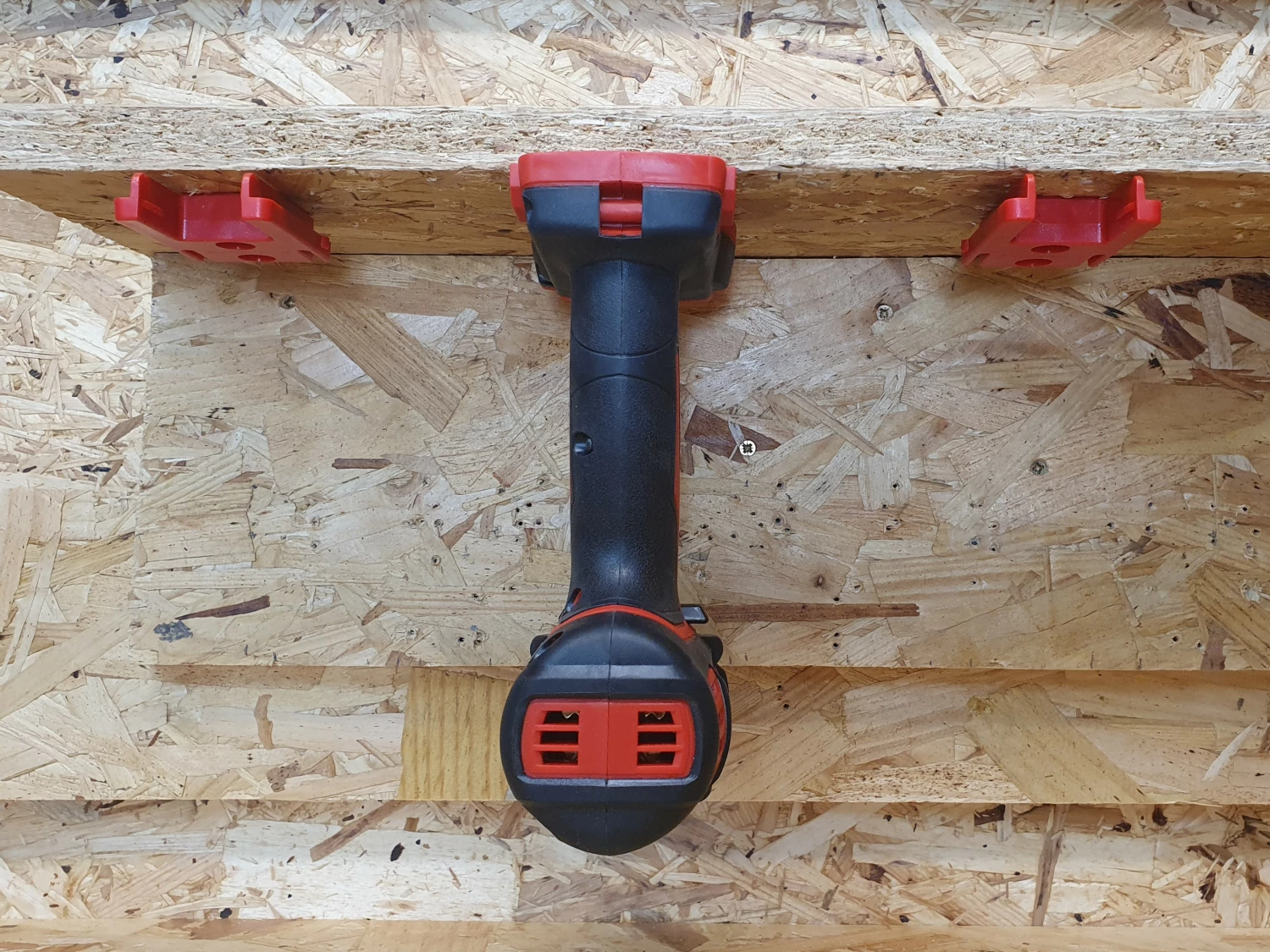 StealthMounts TM-MW18-RED-4 - Support de machine (4pcs) pour Milwaukee M18 - rouge-image