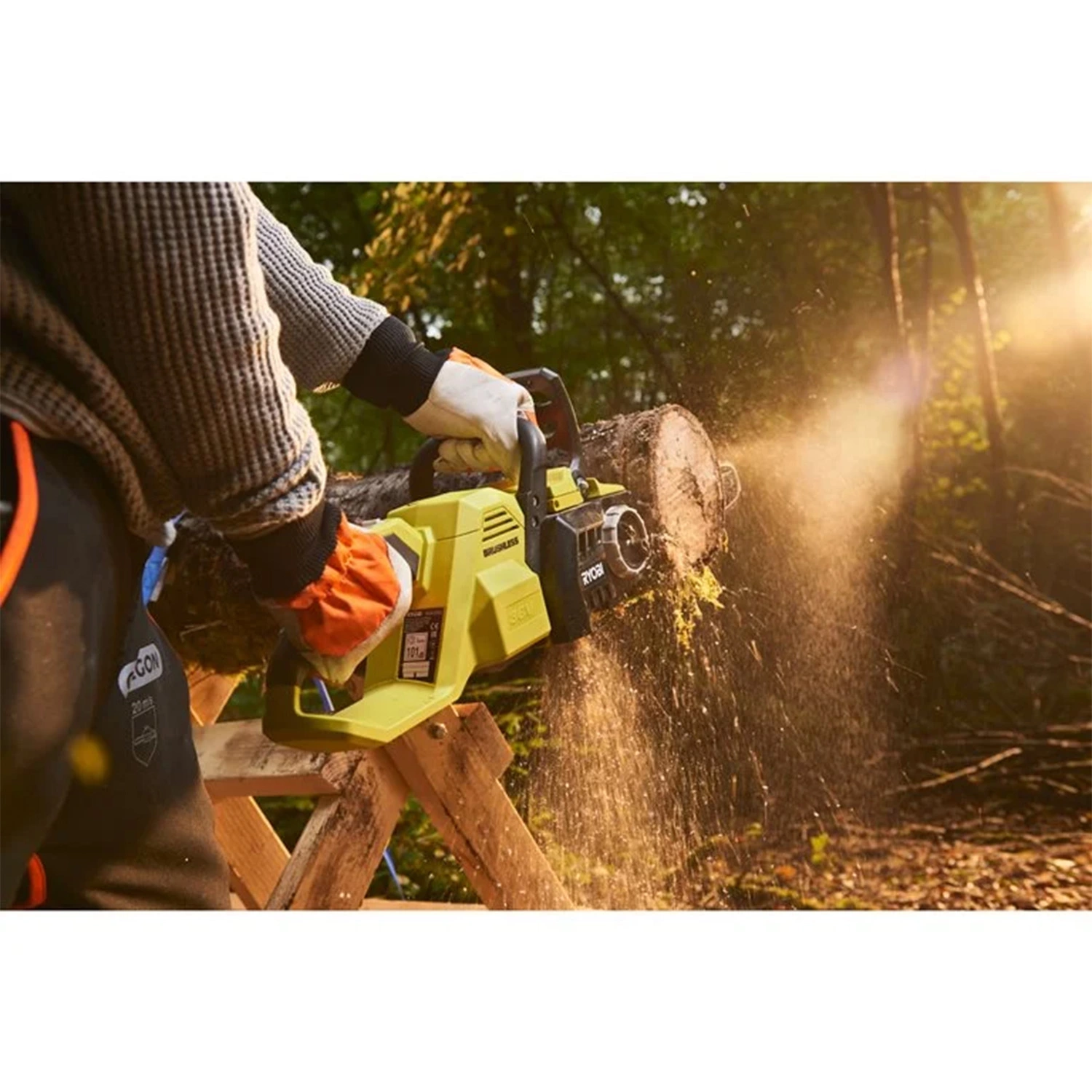 Ryobi RY36CSX35A-150 Tronçonneuse sans fil-image