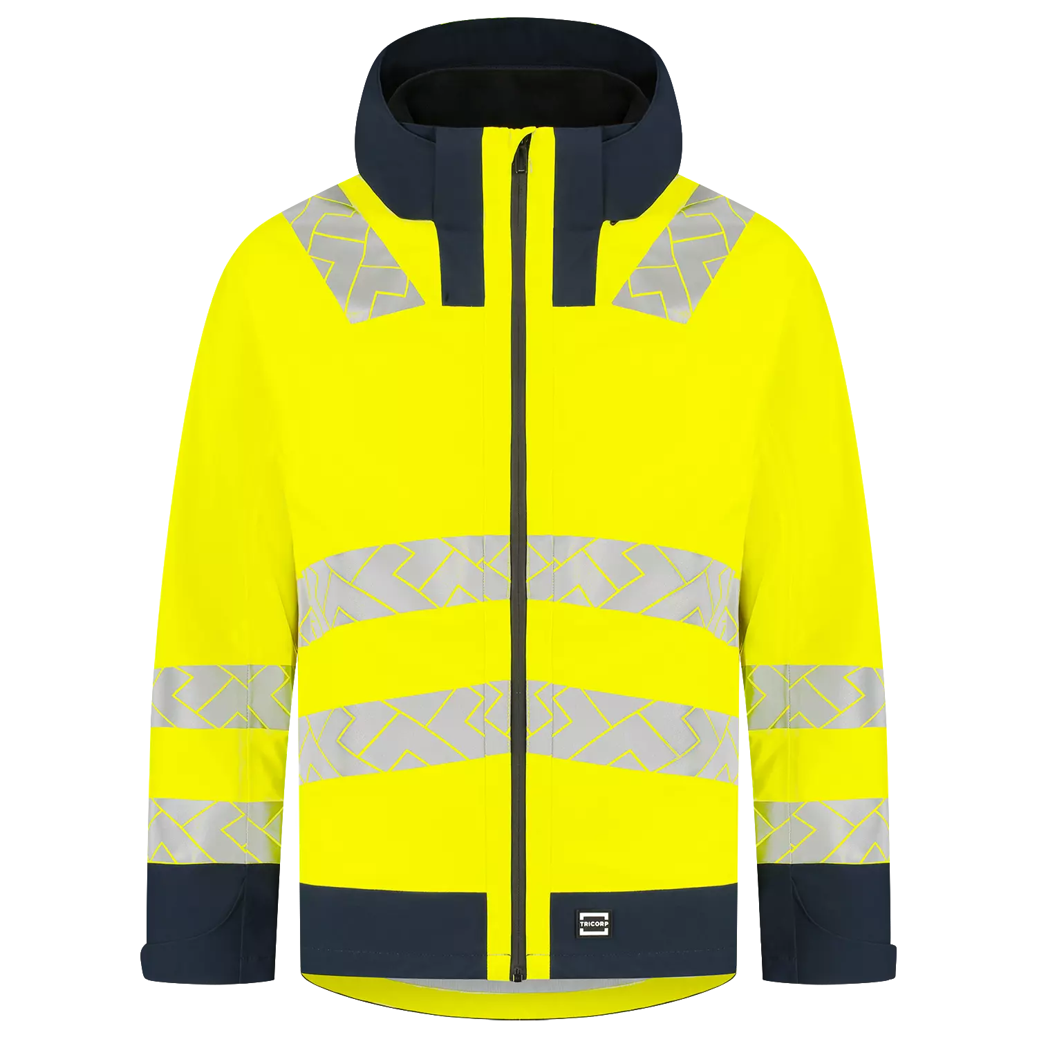 Tricorp 406108 Regenjas Techshell High Vis Redefined - FluoryellowInk - XXL-image