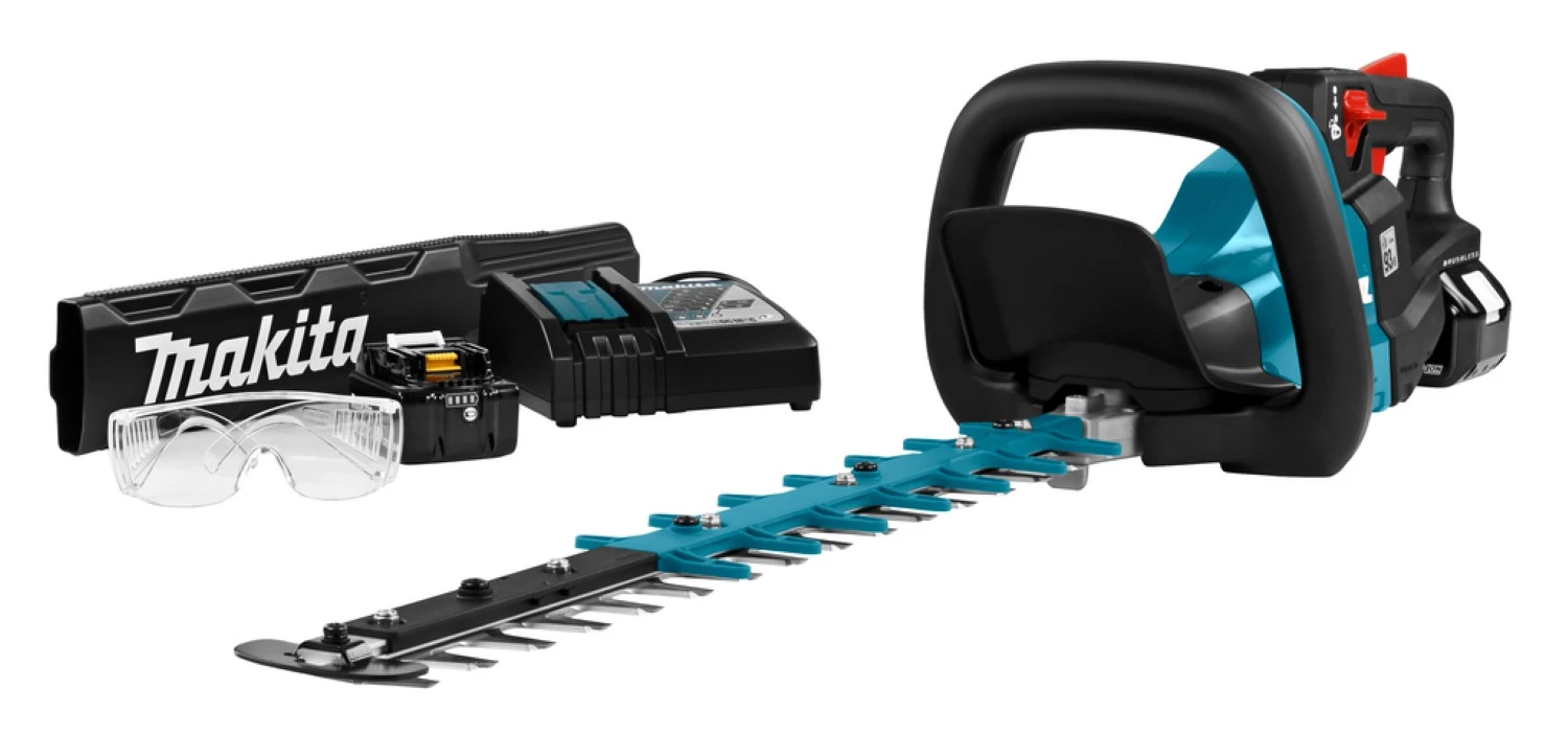 Makita DUH501RTE 18V Li-Ion accu heggenschaar set (2x 5.0Ah accu) - 500mm-image