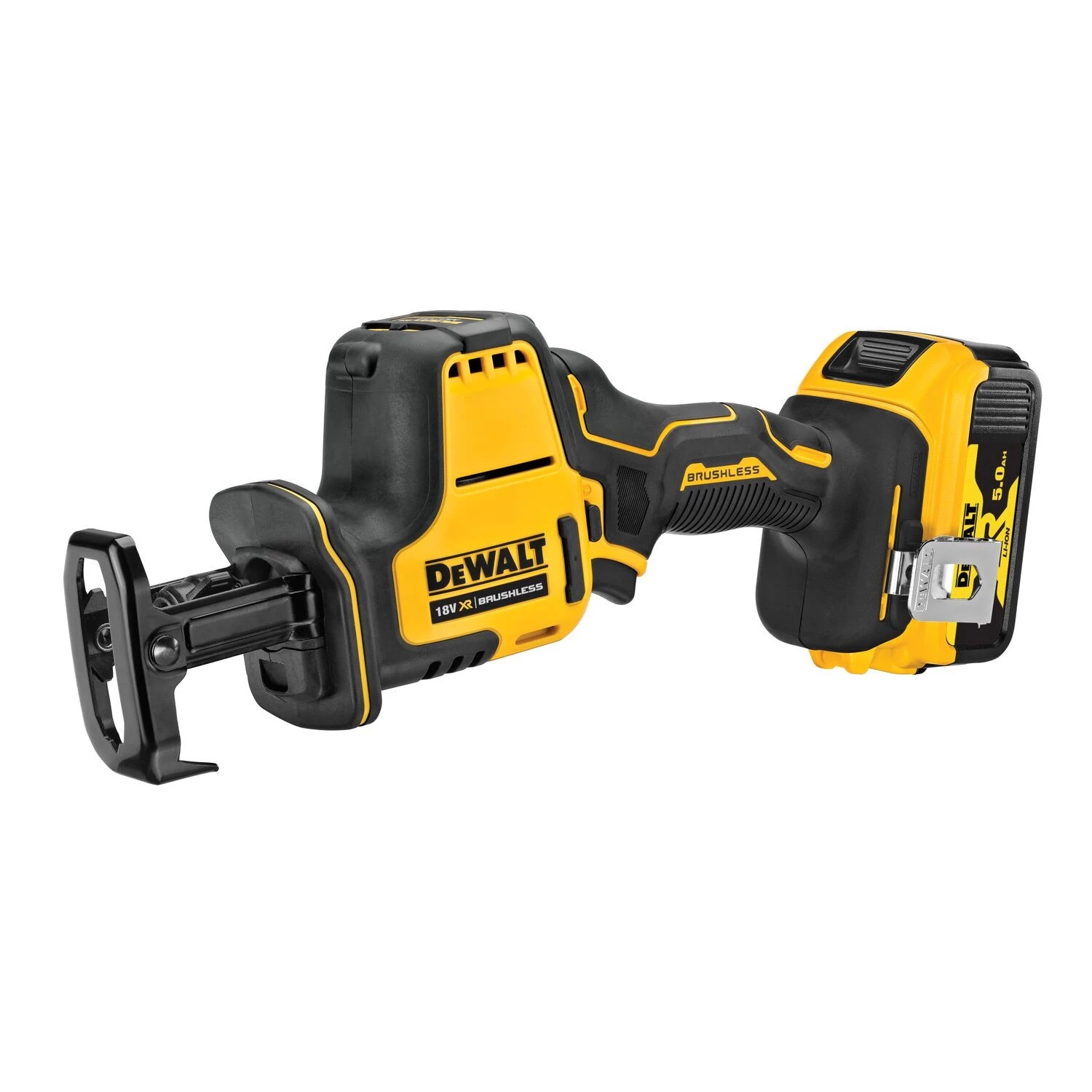 DeWALT DCS396P2 18V Li-ion accu reciprozaag set (2x 5.0Ah accu) in TSTAK-image