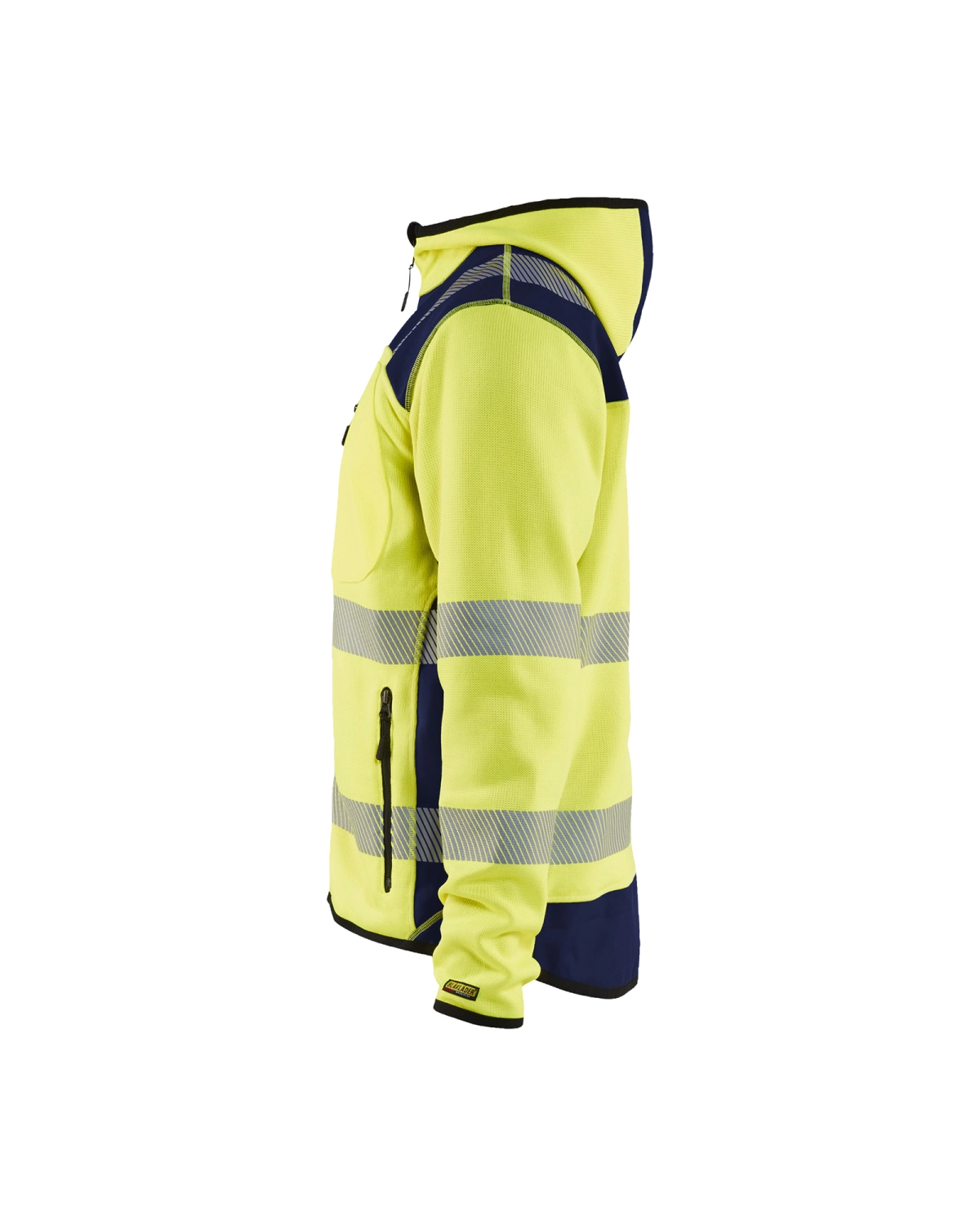 Blåkläder 4923 Gebreid vest met capuchon High Vis - high-vis geel/marineblauw - XL-image