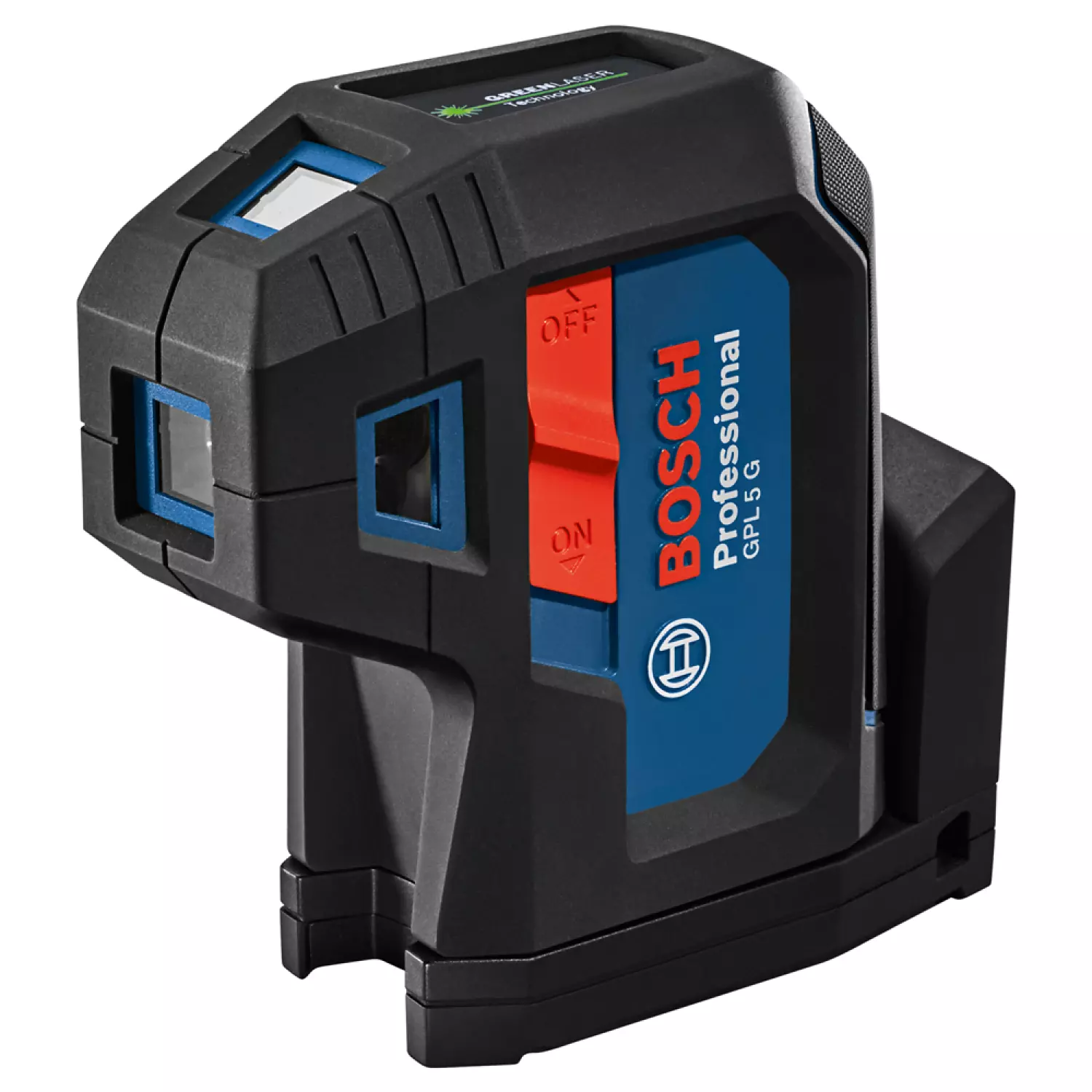 Bosch GPL 5 G Puntlaser incl. batterijen in etui - 5 punten - Groen - 30m-image