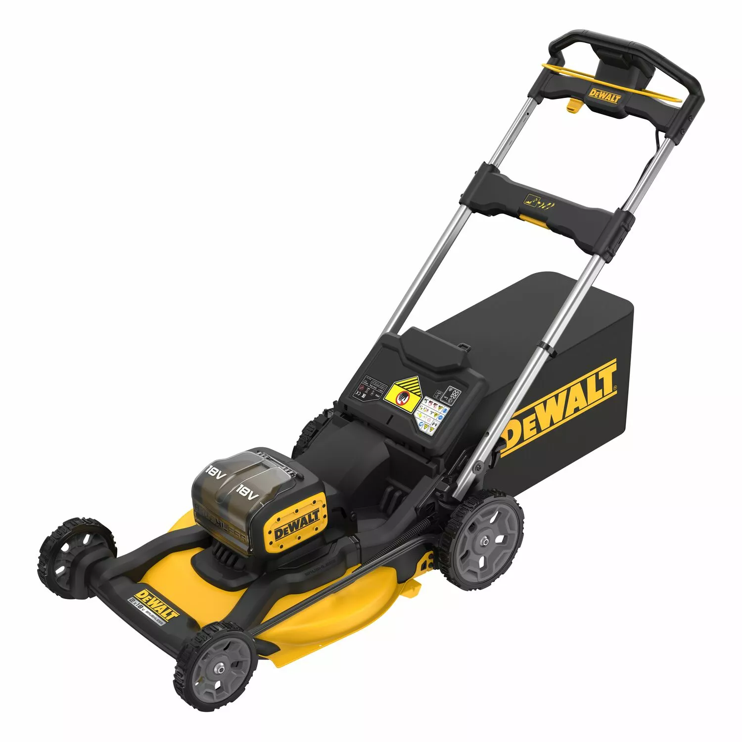 DeWALT DCMWP134W2 18V XR Li-Ion Ensemble de Tondeuse à Gazon Sans Fil (2x Batterie 8.0Ah) - Sans Balais - 53cm-image