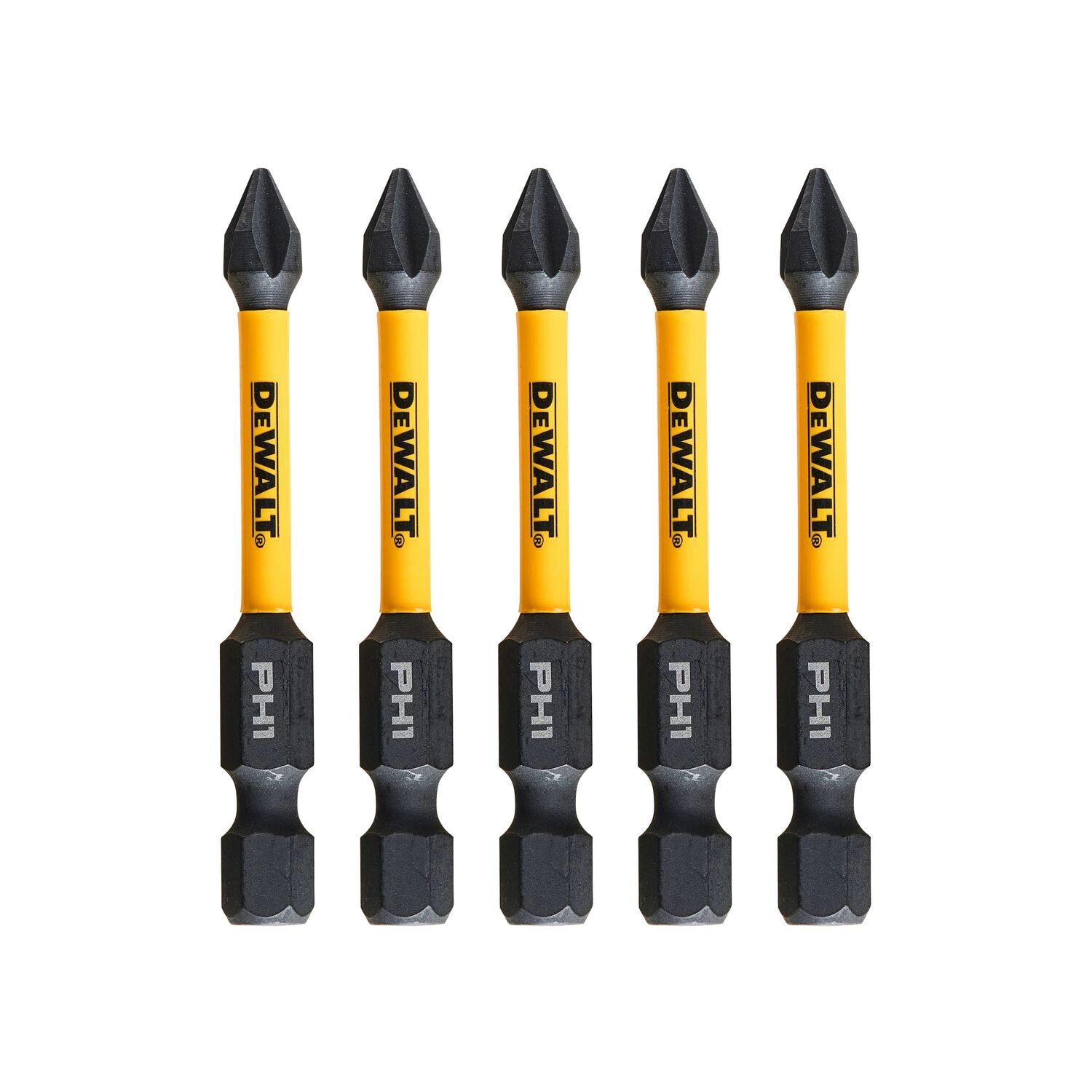 DeWALT DT7997T Embouts de vissage pour visseuse à chocs - PH1 x 50 mm (5 pièces)-image