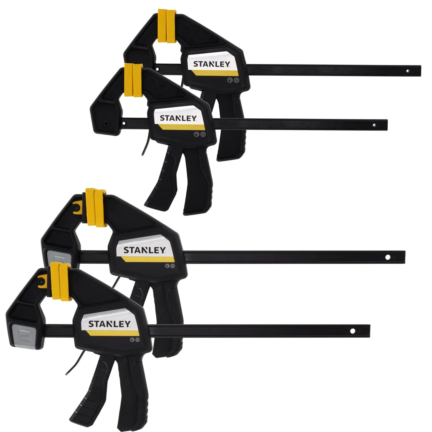 Stanley FMHT83285-0 FATMAX 4-delige Eenhandslijmklemset M/L - 2x 150/300mm