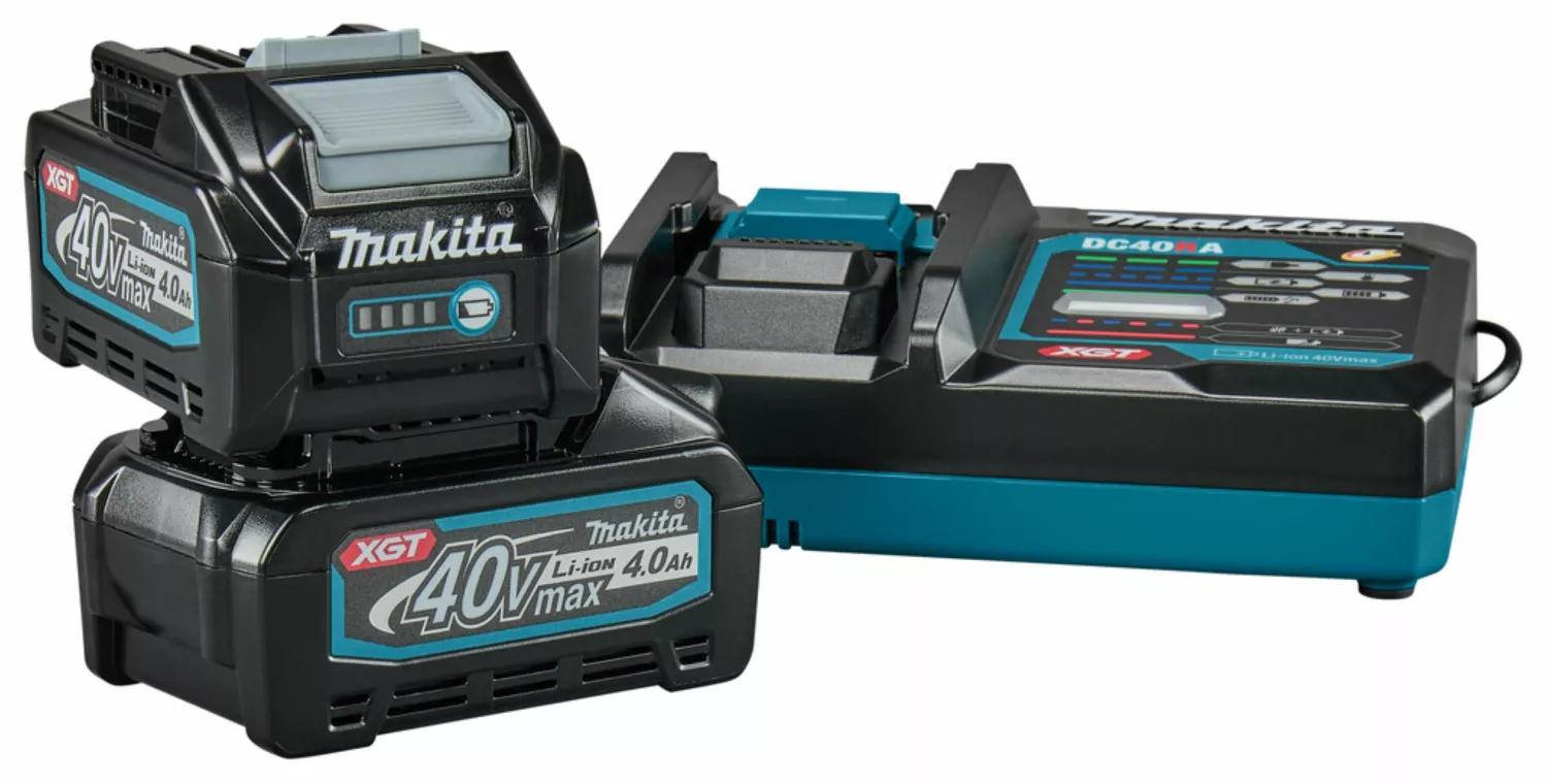 Makita 191L77-9 40V Li-ion accu starterset (2x 4.0Ah accu) + lader-image