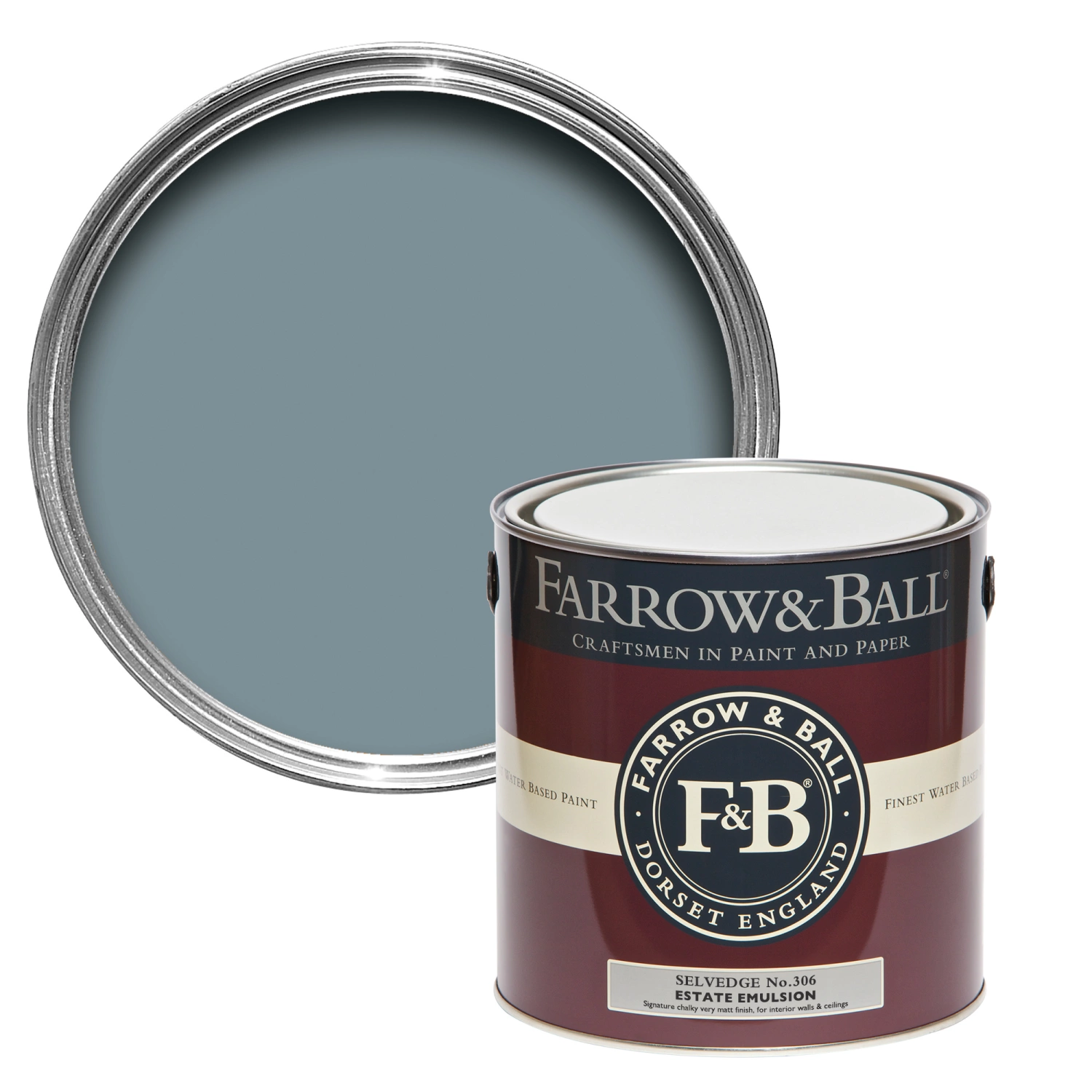 Farrow & Ball Estate Eggshell Selvedge No. 306 - 750ml-image