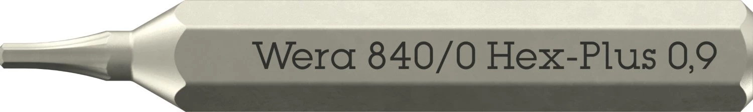 Wera 05058108001 840/0 Hex Plus Micro Bit - 0,9 x 30 mm-image