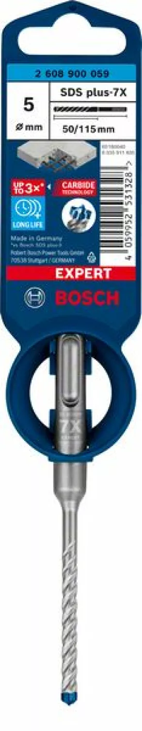 Bosch 2608900059 EXPERT Hamerboor SDS plus-7X - 5x50x115mm-image