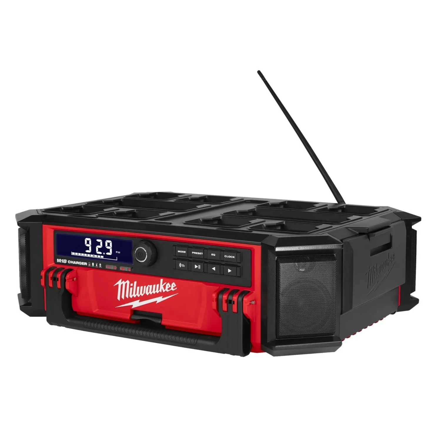 Milwaukee M18 PRCDAB+-0 18V Li-Ion accu packout bouwradio body - DAB+ - IP58-image