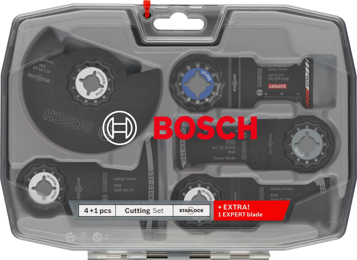 Bosch 2608669092 Kit de coupe standard pour multitool, pour divers matériaux (5 pièces)