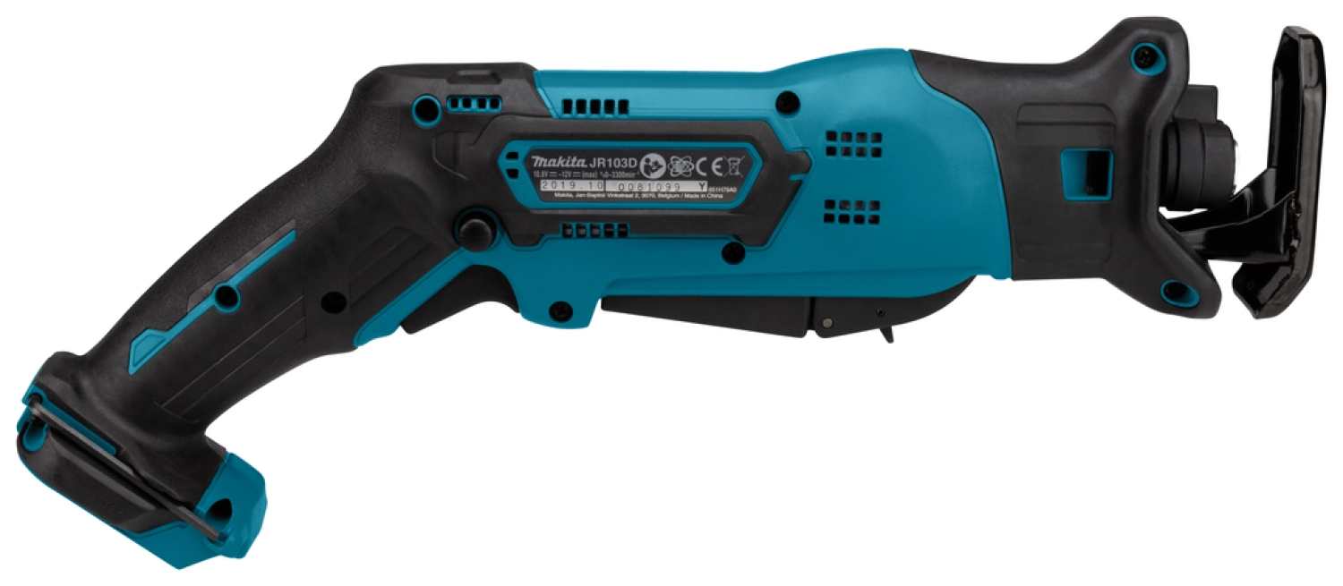 Makita JR103DSMJ - 10,8V Li-ion - Scie sabre sans-fil - 2 batteries 4,0 ah - Coulissante - MAKPAC - Changement rapide-image