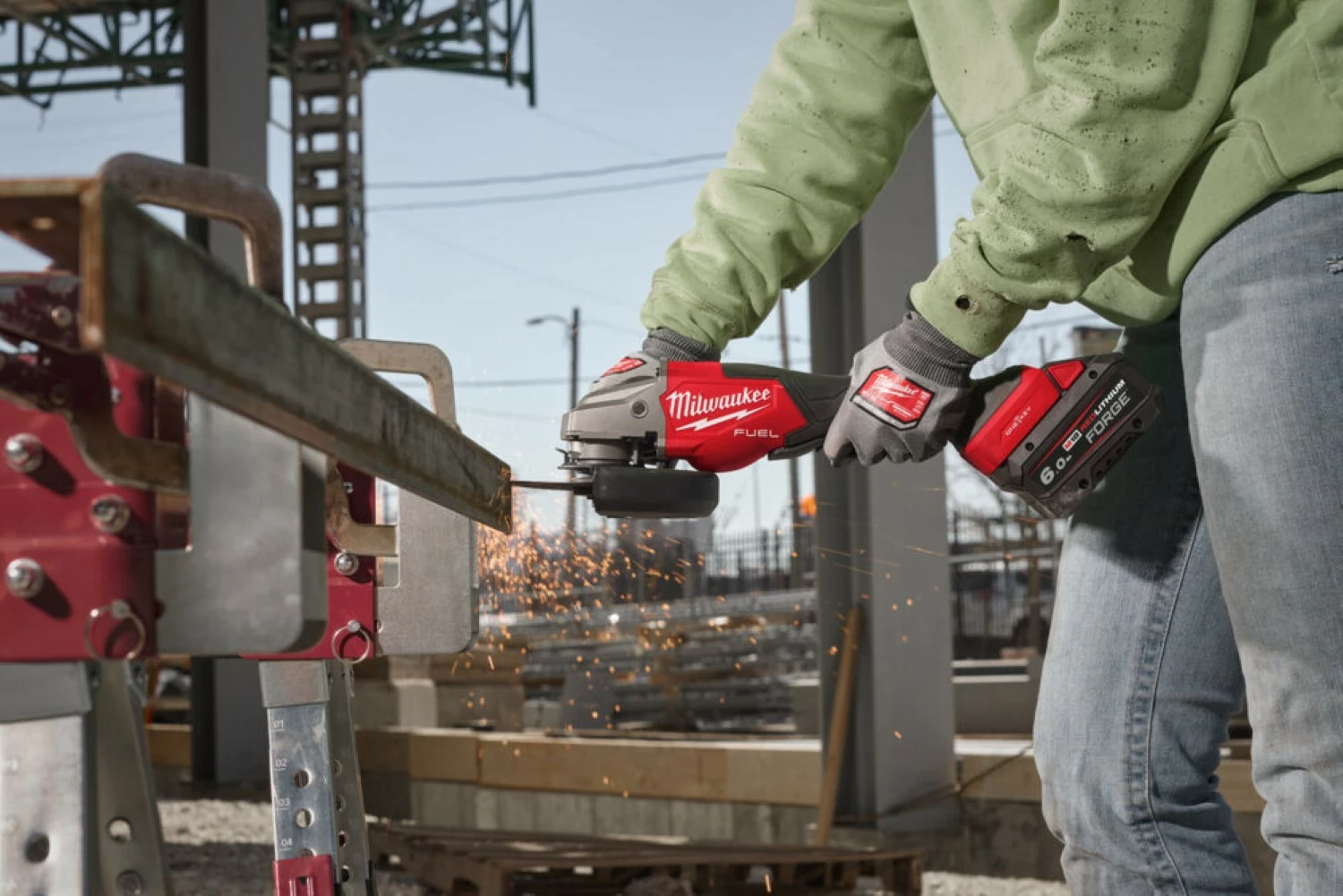 Milwaukee M18 FHSAGO125VXPDB2-0X 18V Li-ion accu Haakse slijper in HD Box - 125mm-image