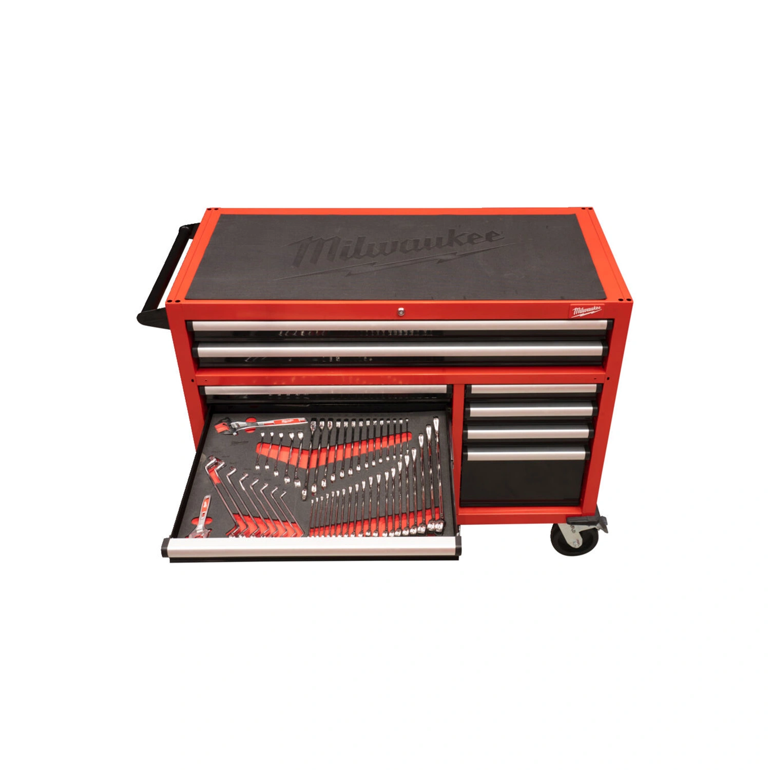 Milwaukee 4932502079 TOOLGUARD Stalen Gereedschapswagen gevuld - 501-delig -  10 laden - 46" / 117 cm