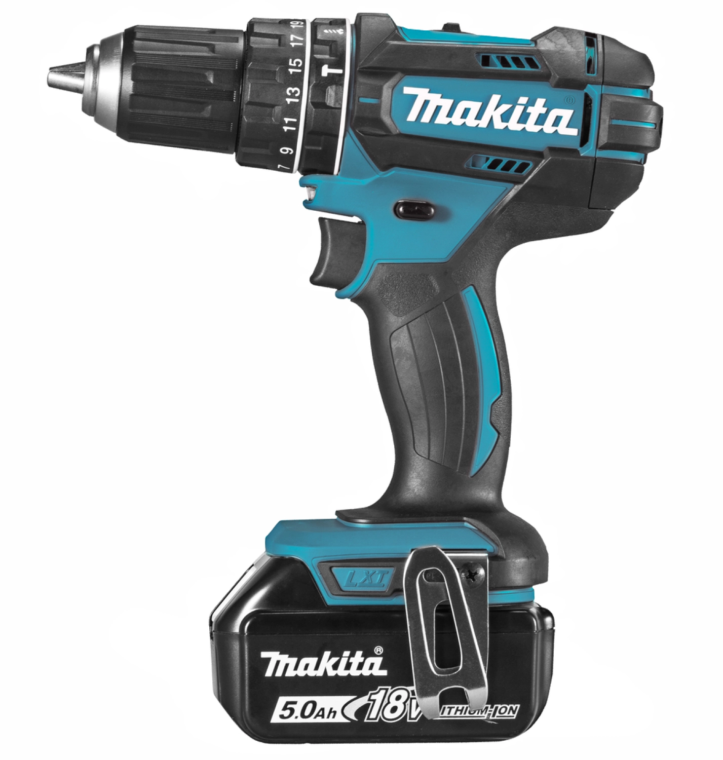 Makita DHP482RTJ 18V Li-Ion accu klopboor-/schroefmachine set (2x 5.0Ah accu) in Mbox-image