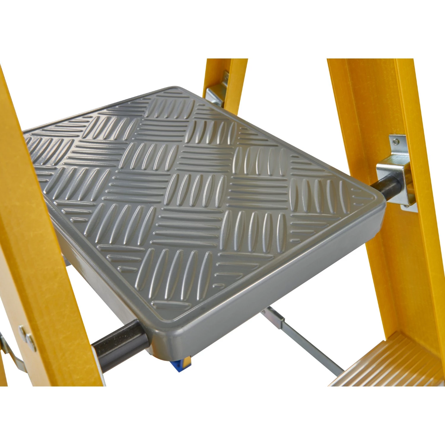 Little Jumbo 1277170518 Werner Escabeau Plateforme - Simple - Fibre de verre - 1 x 5 marches - max. hauteur de travail 2,97m