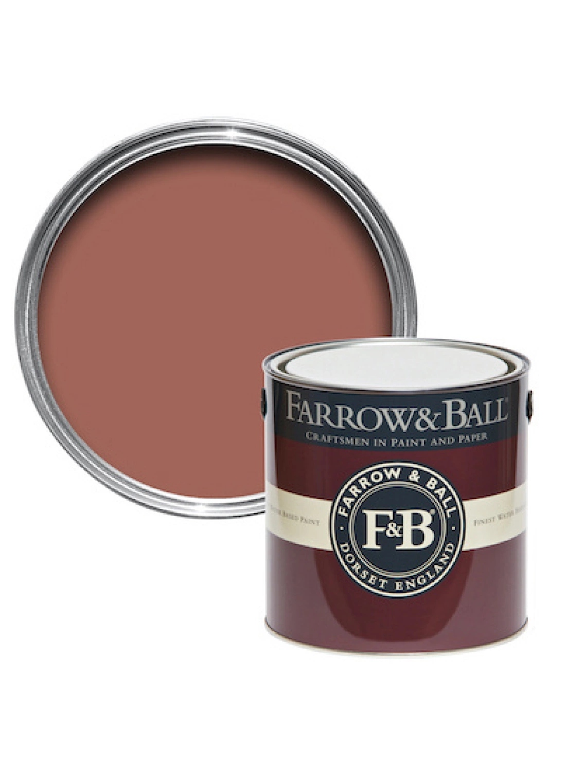 Farrow & Ball Dead flat Book Room Red No. 50 - 5L-image