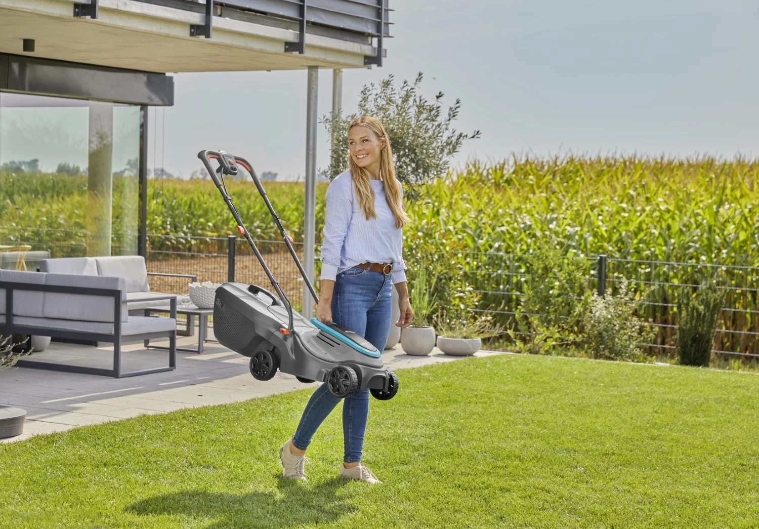 Gardena PowerMax 32/1200 G2 Grasmaaier - 1200W - 32cm-image