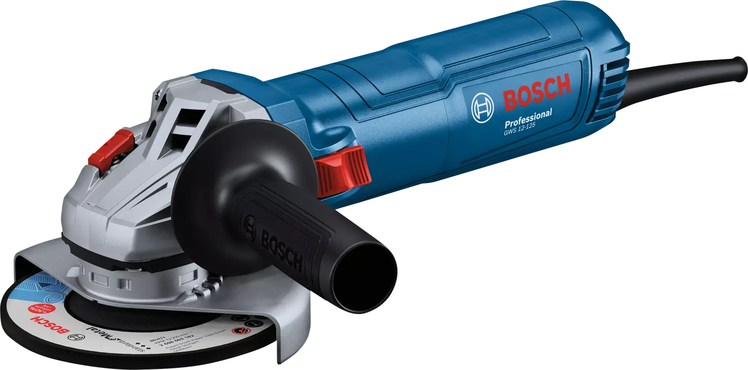 Bosch GWS 12-125 Haakse Slijper met diamantschijf in koffer-image