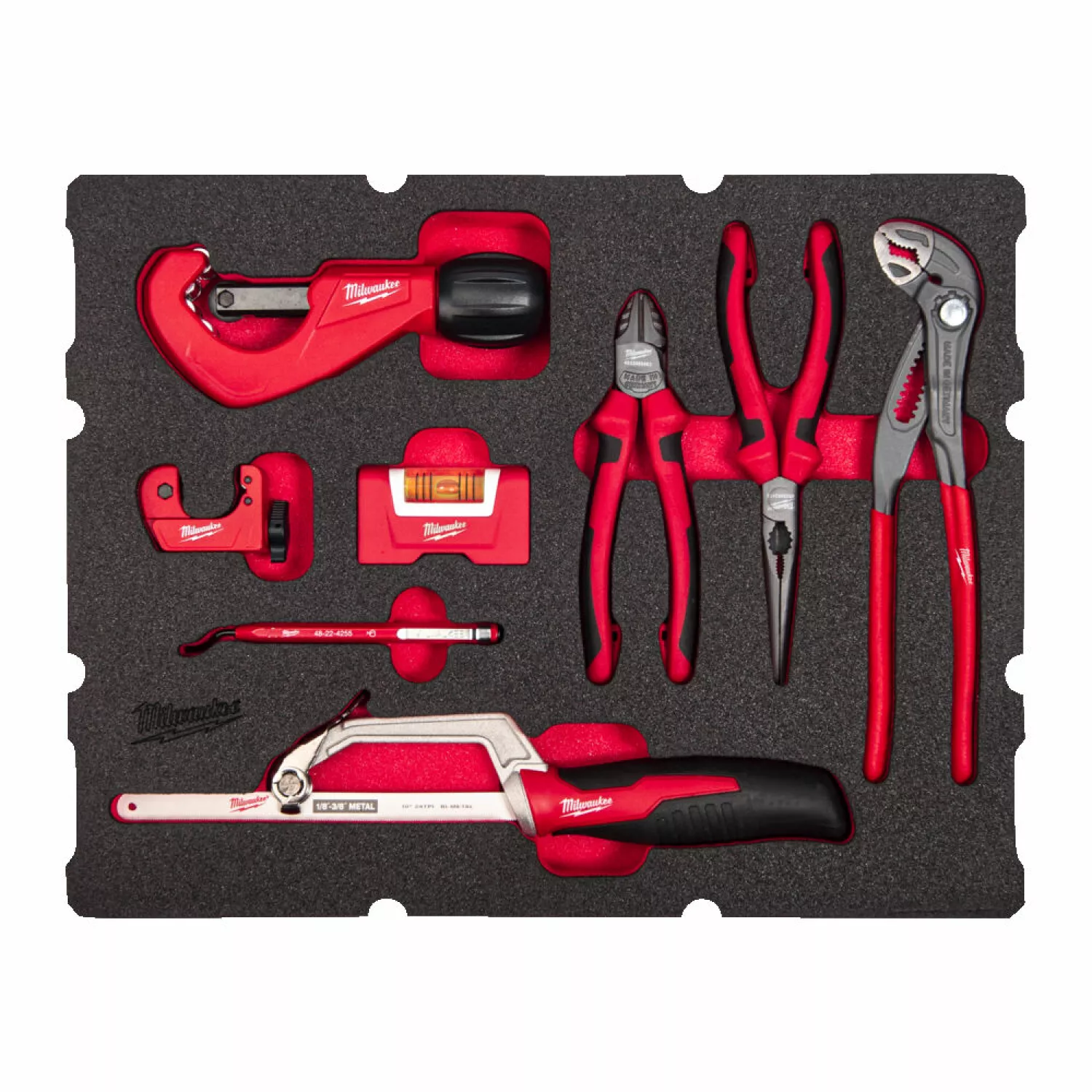 Milwaukee 4932493639 PACKOUT™ in foam inlay - 8-delig - voor loodgieters-image