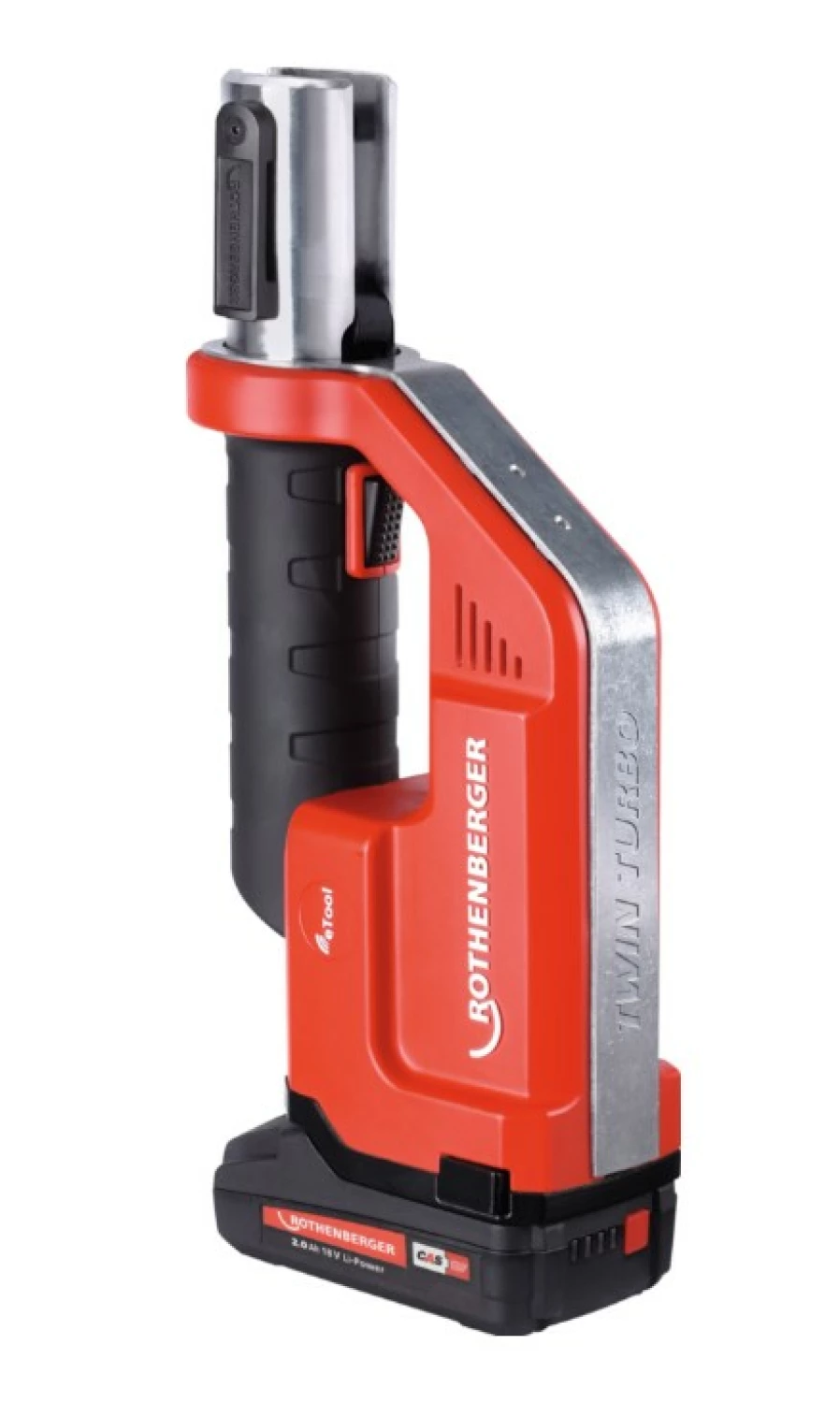 Rothenberger Romax Compact TT 18V Li-ion accuperstang set (1x 2.0Ah accu) incl. U15-22-28 persbekken in koffer-image