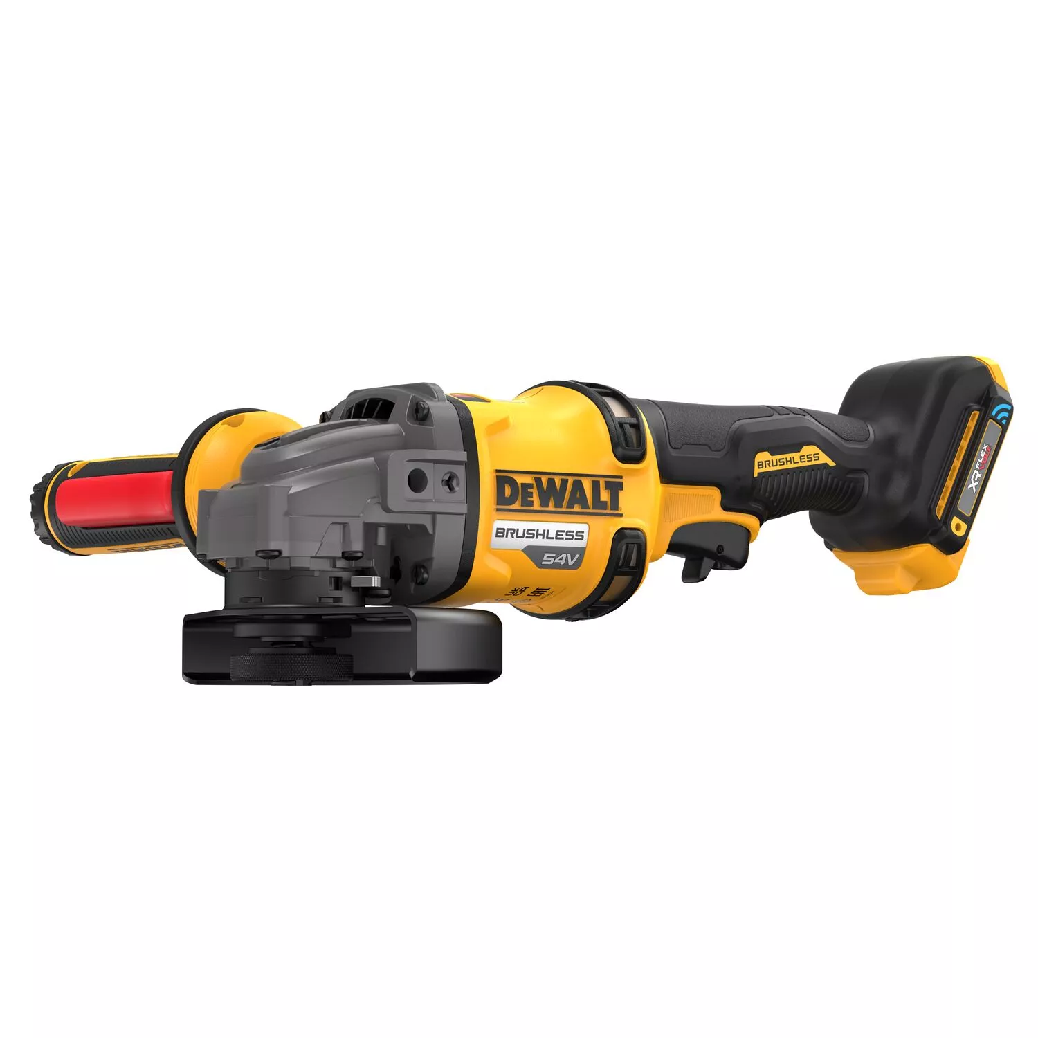 DeWALT DCG418SHDN Corps de meuleuse d'angle sans fil Li-ion XR FlexVolt 54 V - 125 mm - Interrupteur de sécurité dans la poignée latérale-image