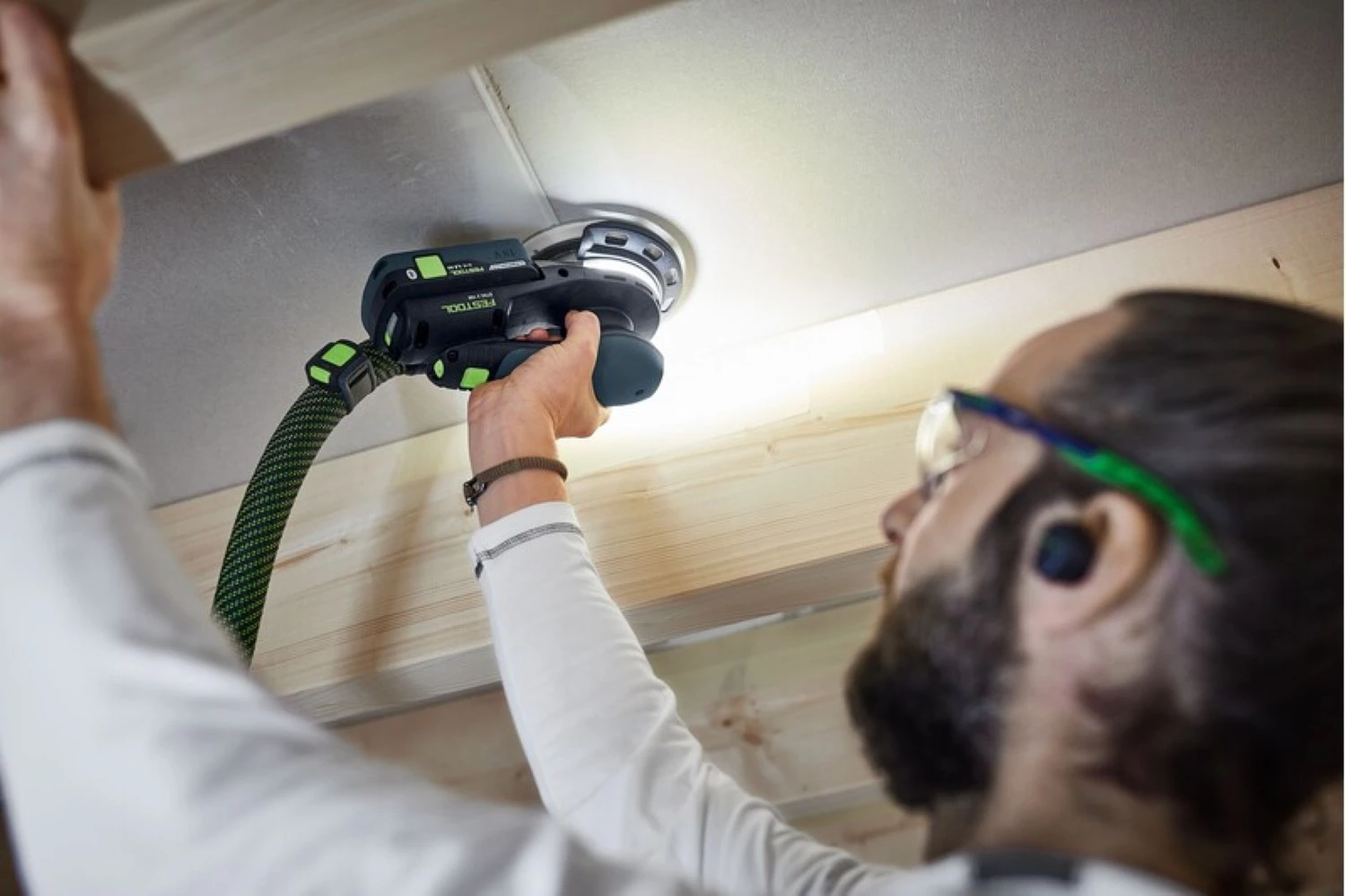 Festool ETSC 2 150 4 I-Plus 18V Accu Excenterschuurmachine set (2x 4Ah) in systainer - 150mm-image