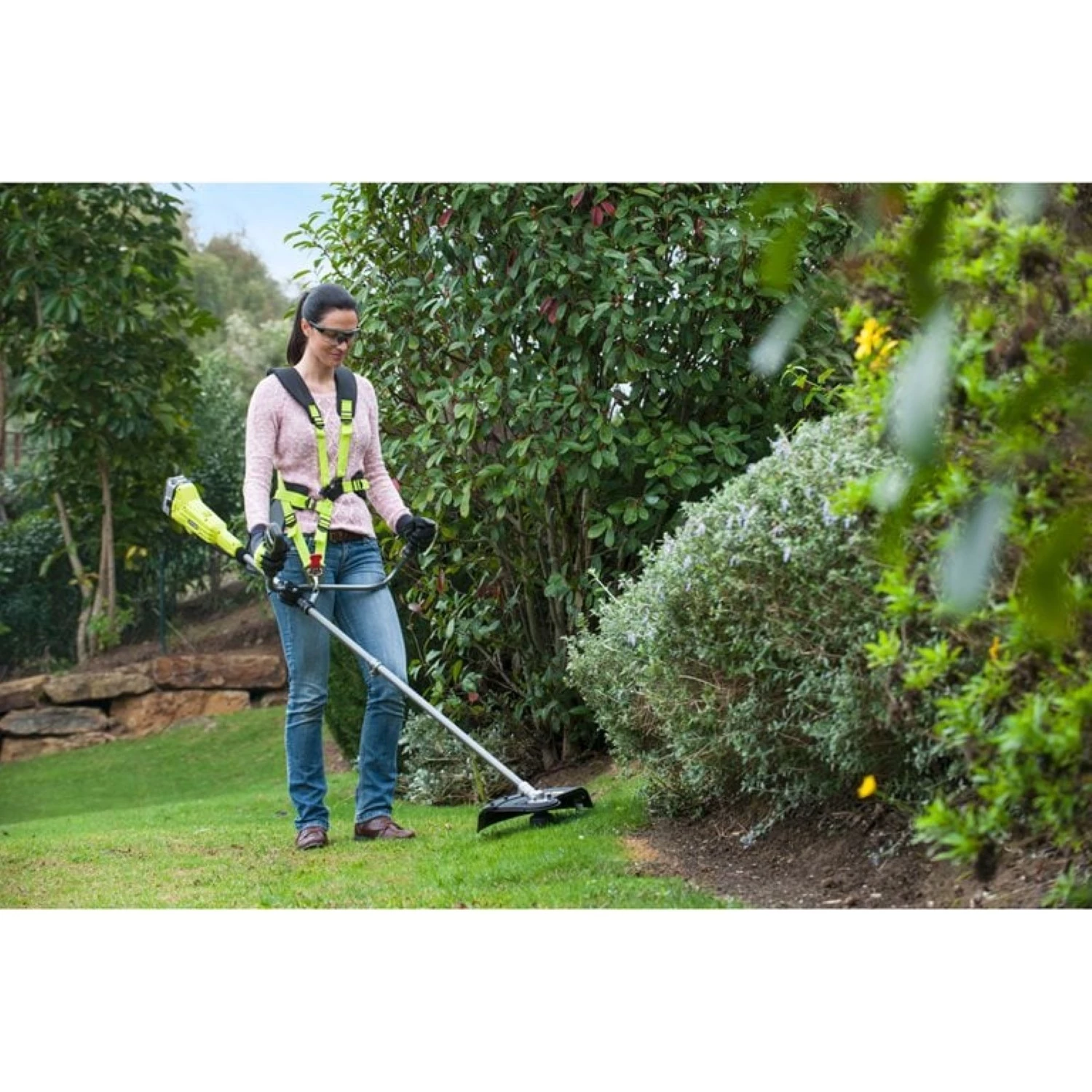 Ryobi OBC1820B 18V Li-Ion accu 2-in-1 Bosmaaier/Grastrimmer body - 20/30cm-image