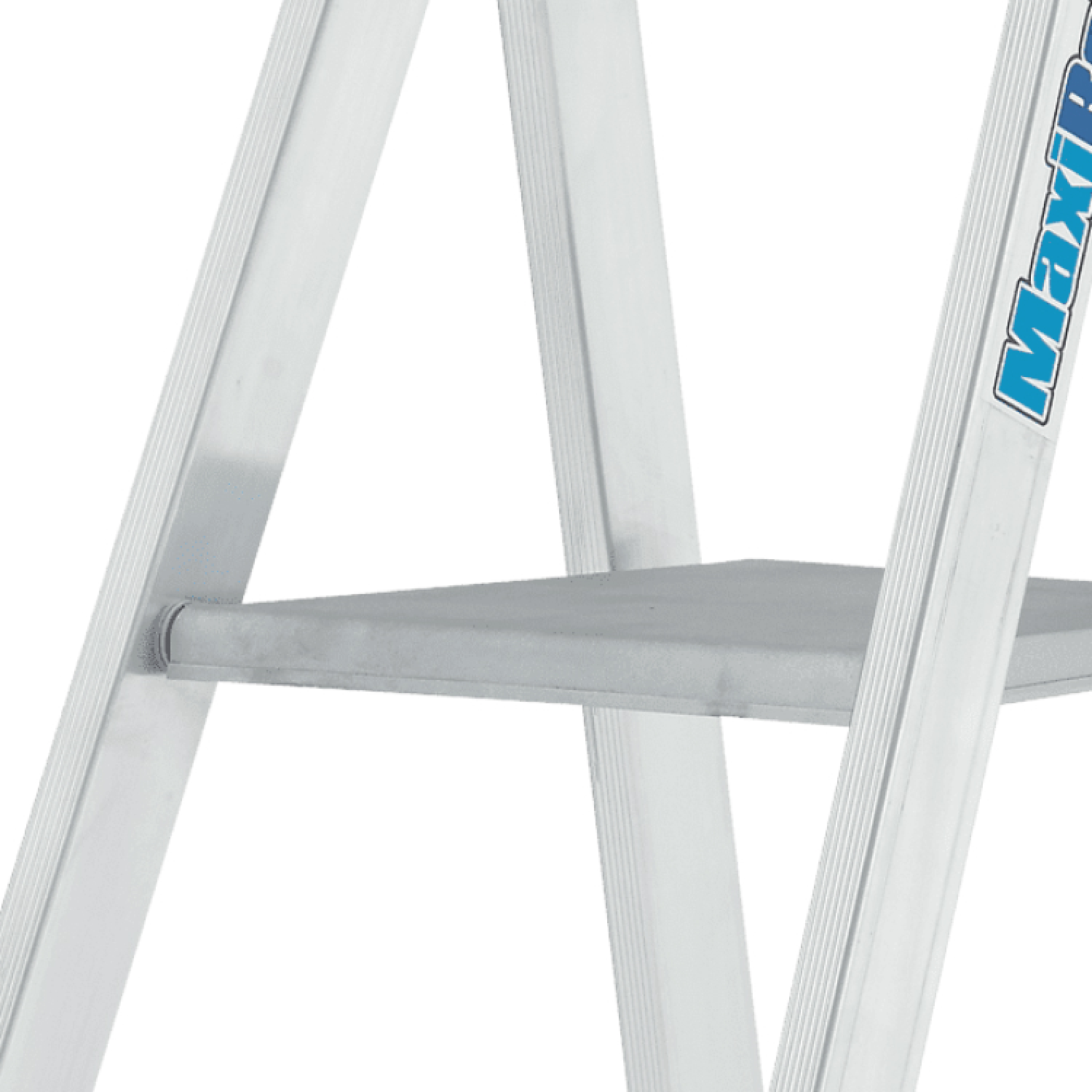 Little Jumbo 1223750107 Maxibat 2375 Trap - Enkel - Aluminium - 1 x 7 treden - max. werkhoogte 3,59m-image