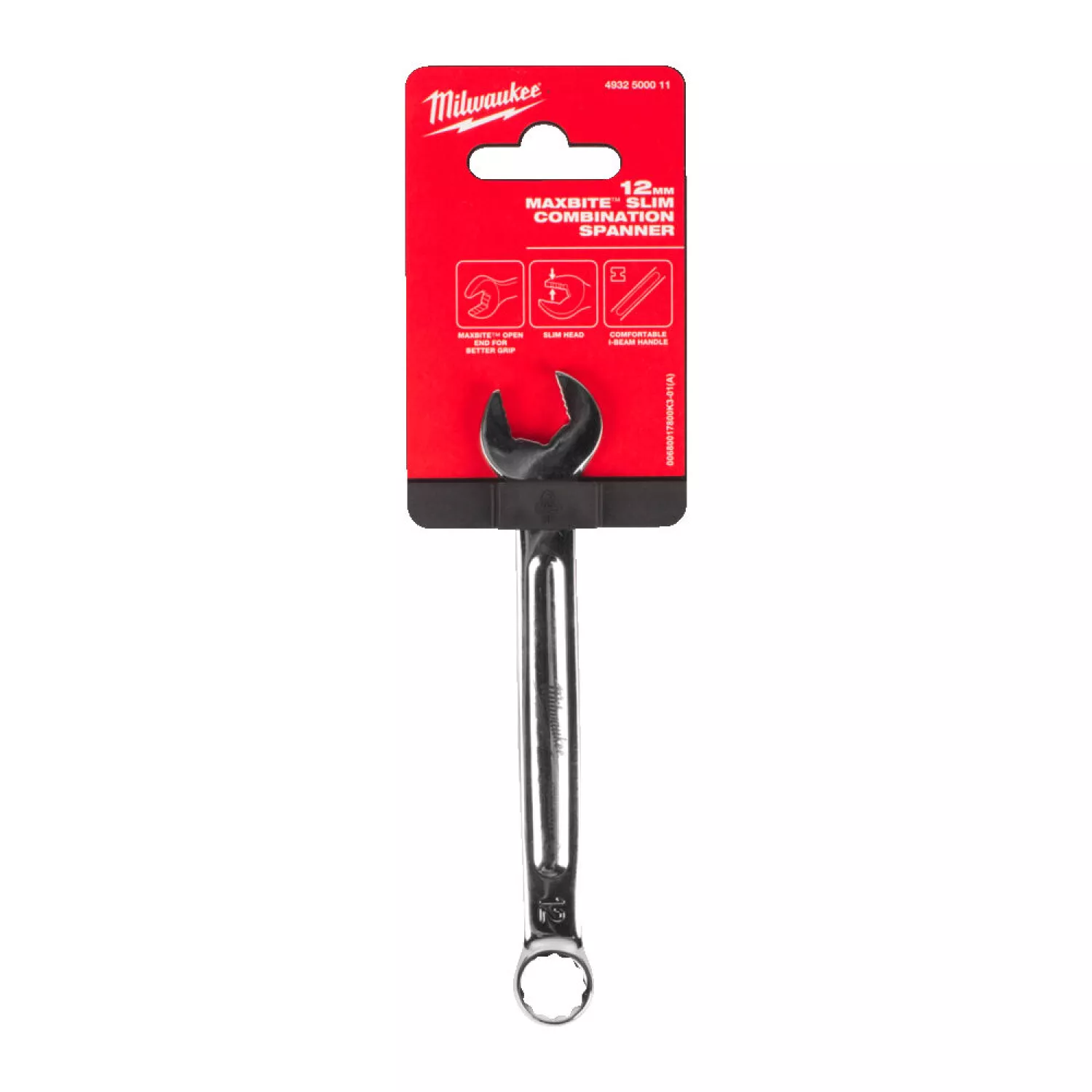 Milwaukee 4932500011 Clé à cliquet MAXBITE slim - 12 mm